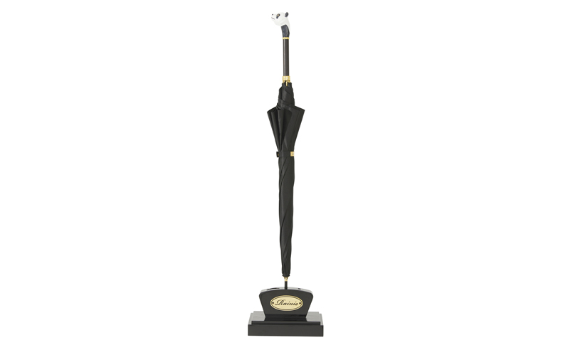 Straight shank metal panda umbrella