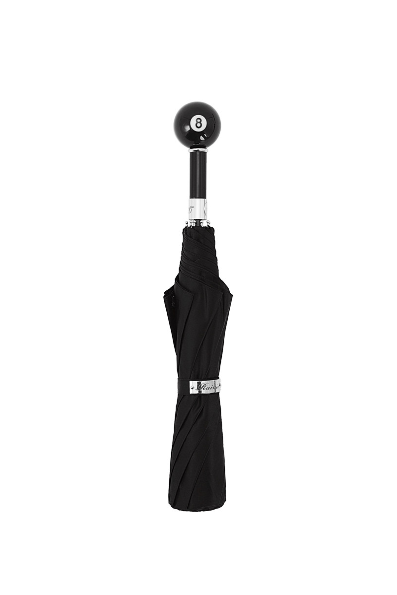 Black eight billiards folding umbrella