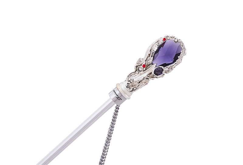 Purple stone folding umbrella