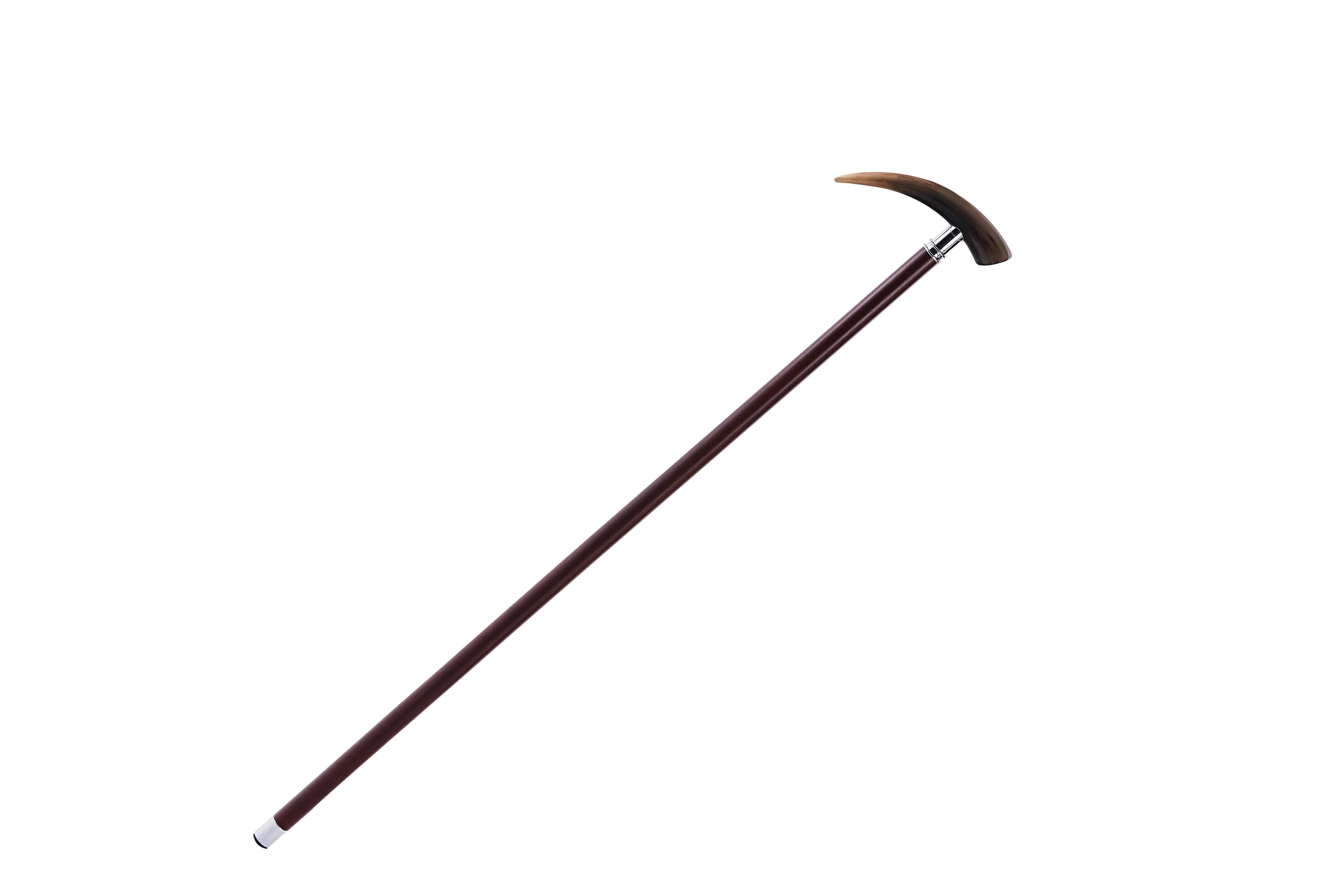 Ox horn walking stick