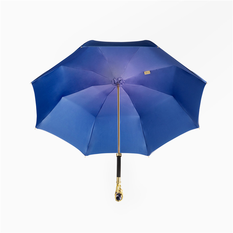 Purple stone double umbrella