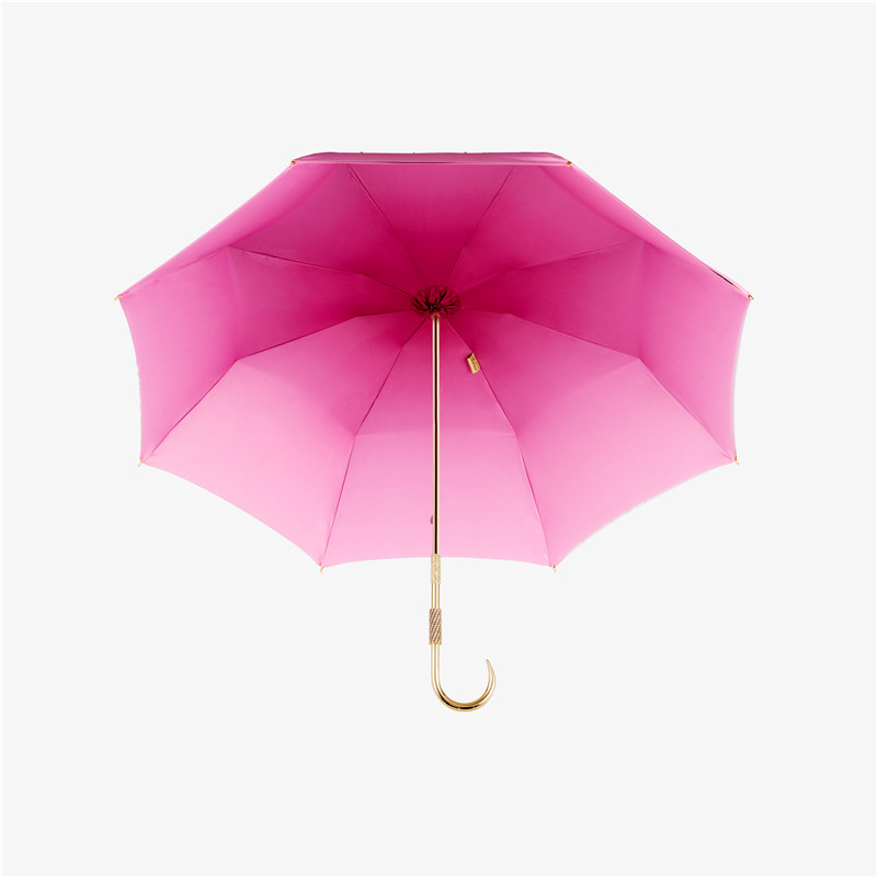 With drill bent double umbrella