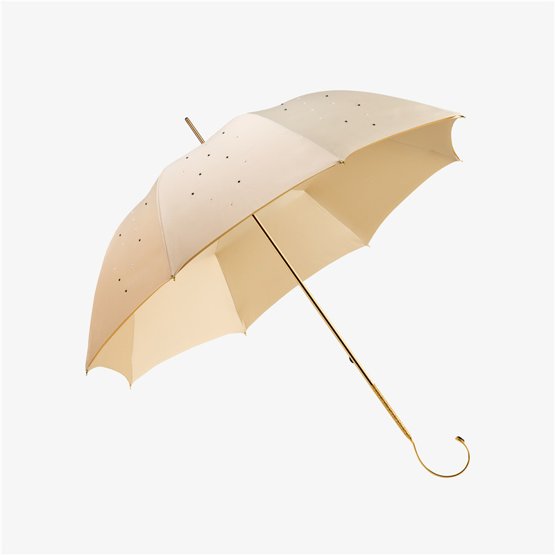 Round 1 drill bent double umbrella