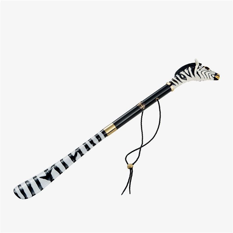 Zebra shoe horn