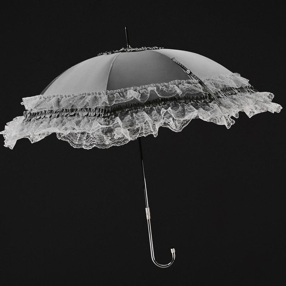 Lace handmade double umbrella-Flora