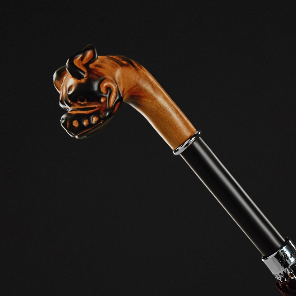 Shar Pei dog straight handle umbrella