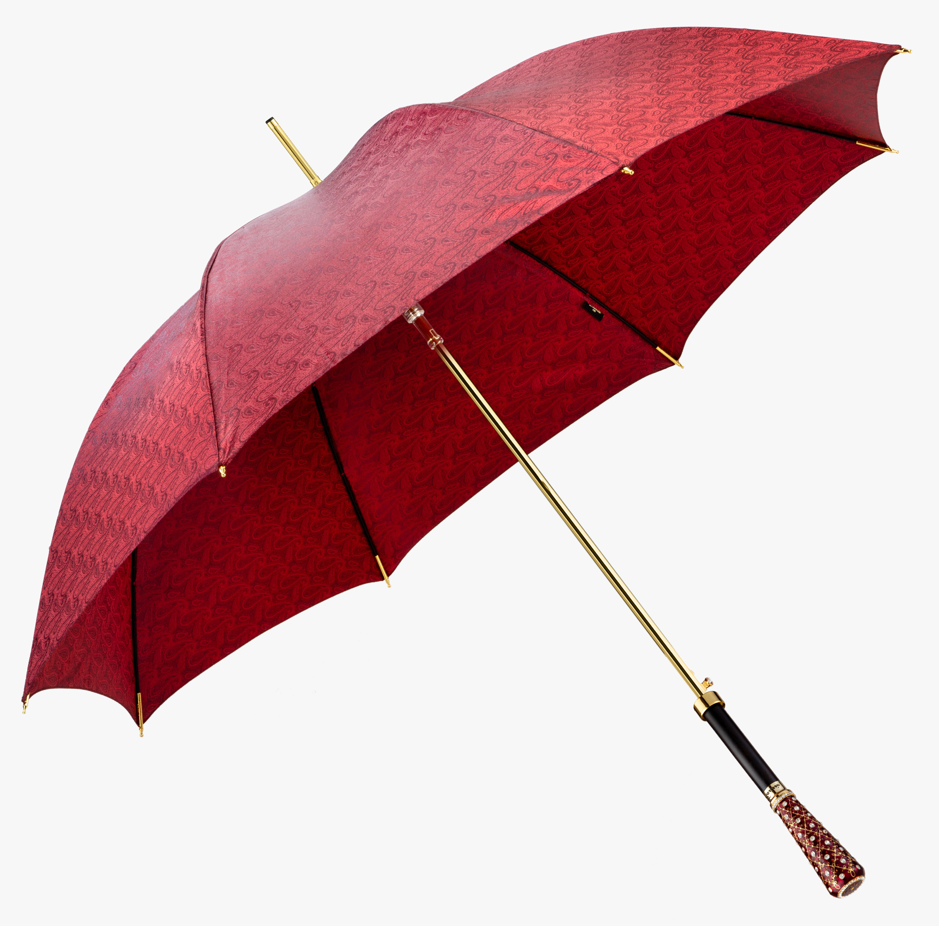 Earl red leaf scepter single-layer umbrella