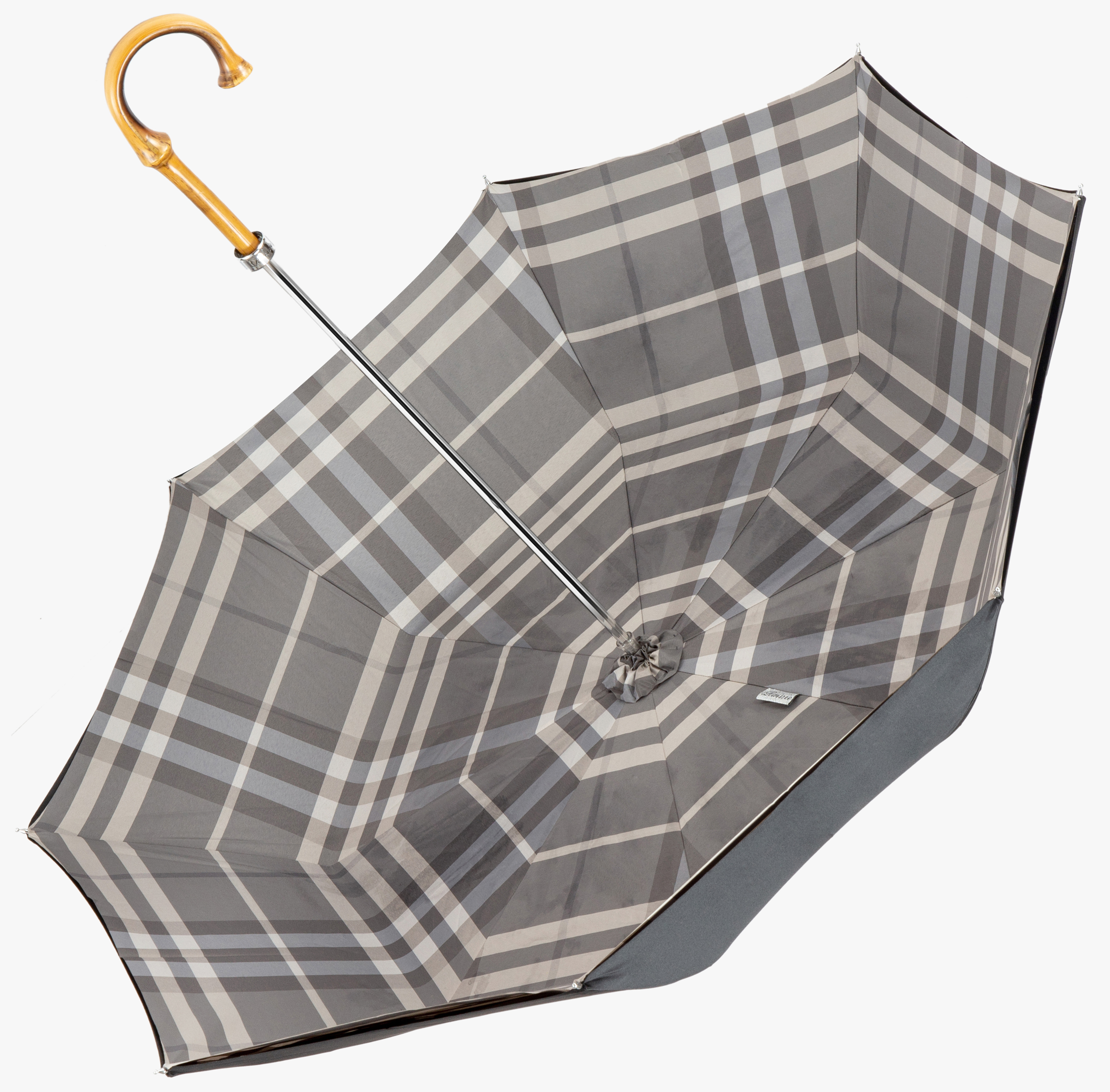 Stripe-Lohan Bamboo Double Umbrella