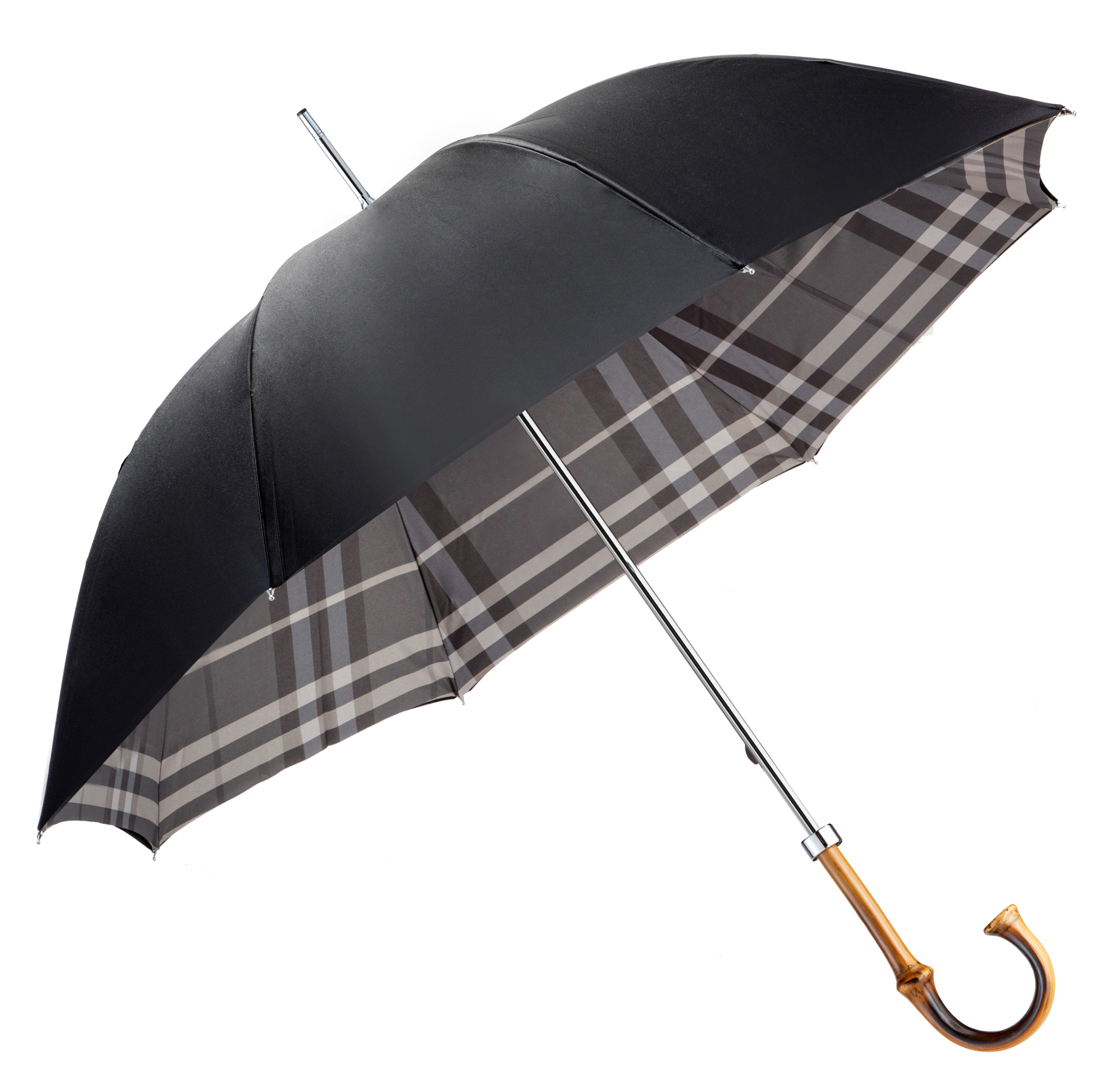 Stripe-Lohan Bamboo Double Umbrella