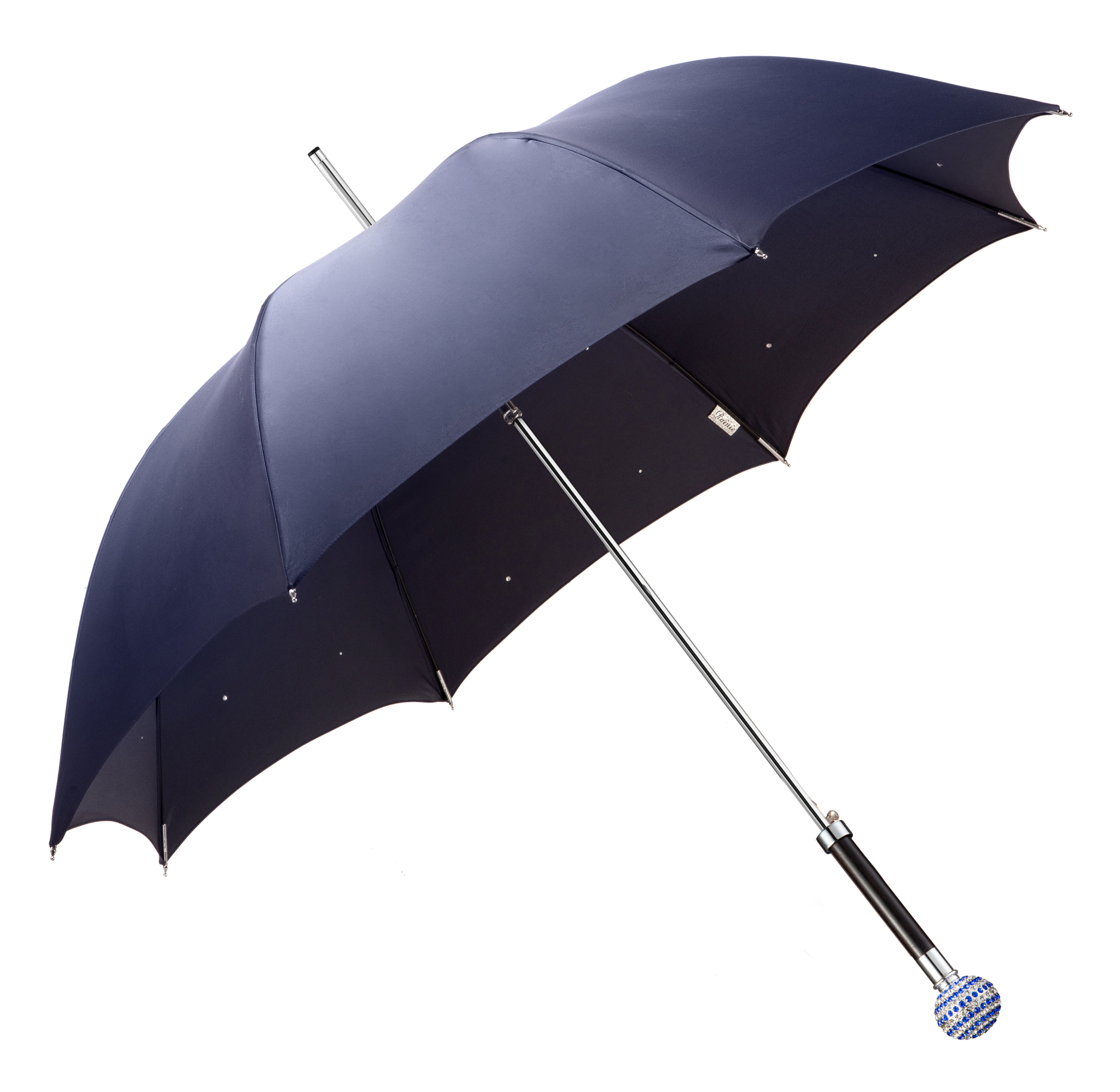 All over the sky-round ball full of diamonds-umbrella with long handle