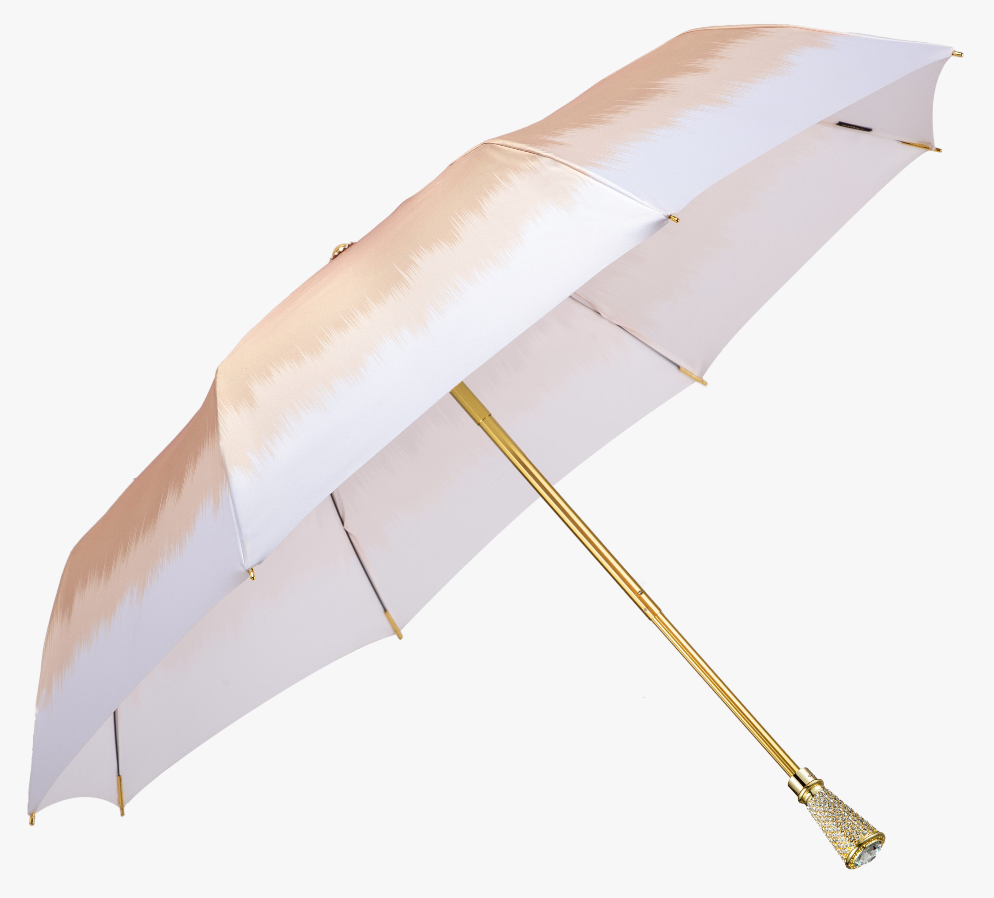 Diamond scepter-caramel pudding-folding umbrella