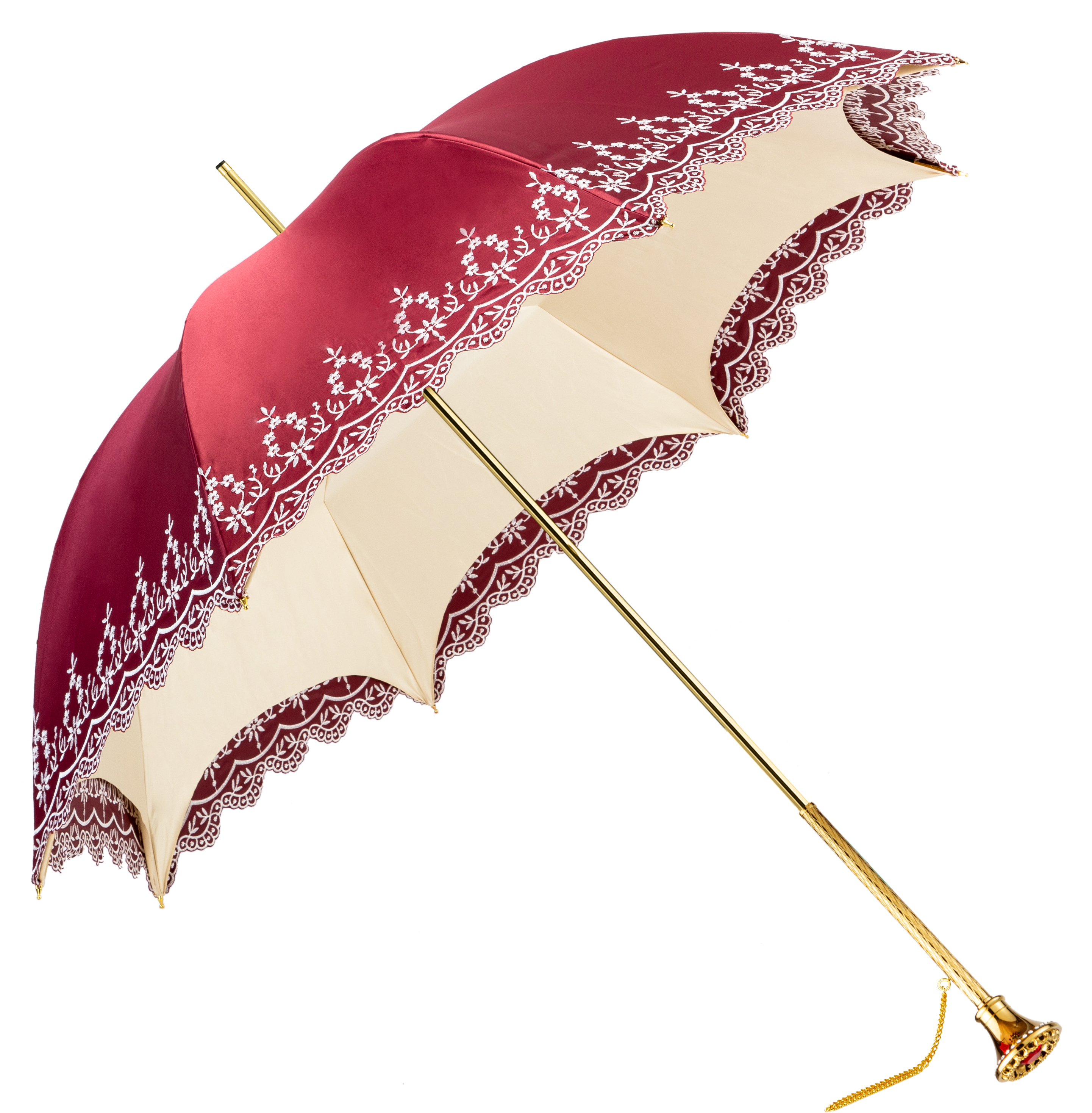 Minnie-copper tube 48-long handle umbrella