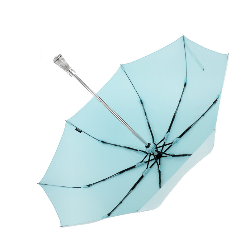 Wand of diamond-folding umbrella