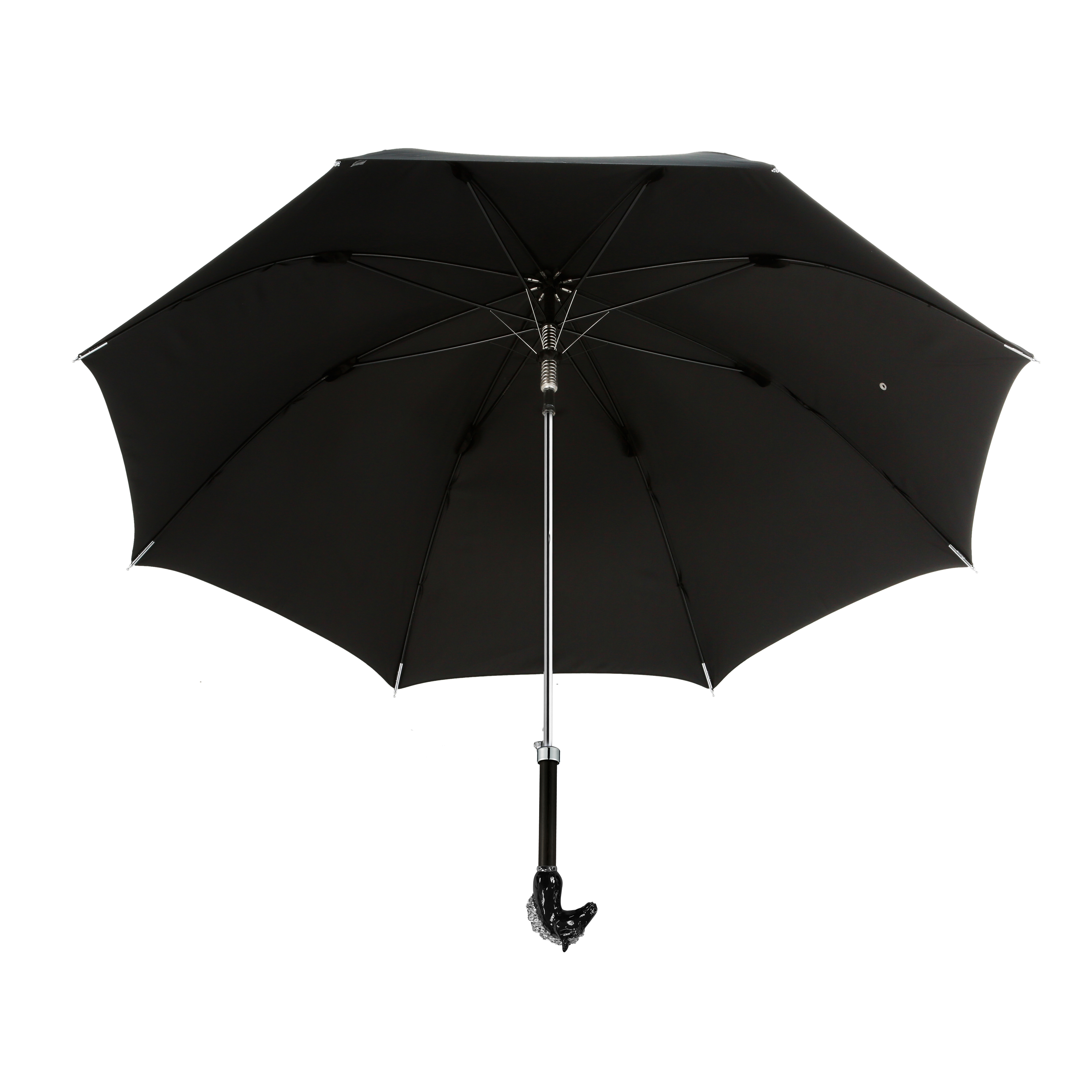 Black mane horse straight umbrella