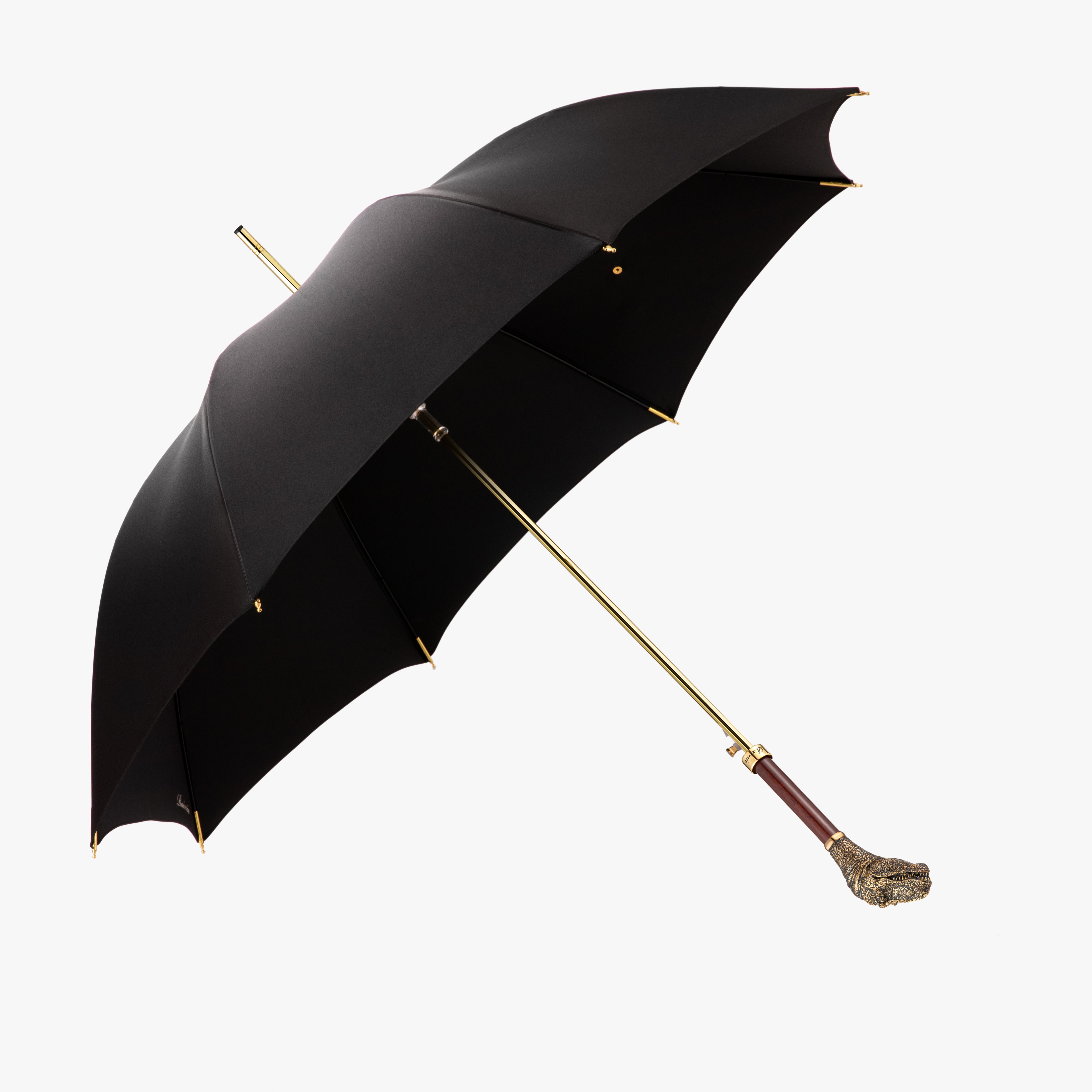 Tyrannosaurus rex umbrella with straight handle