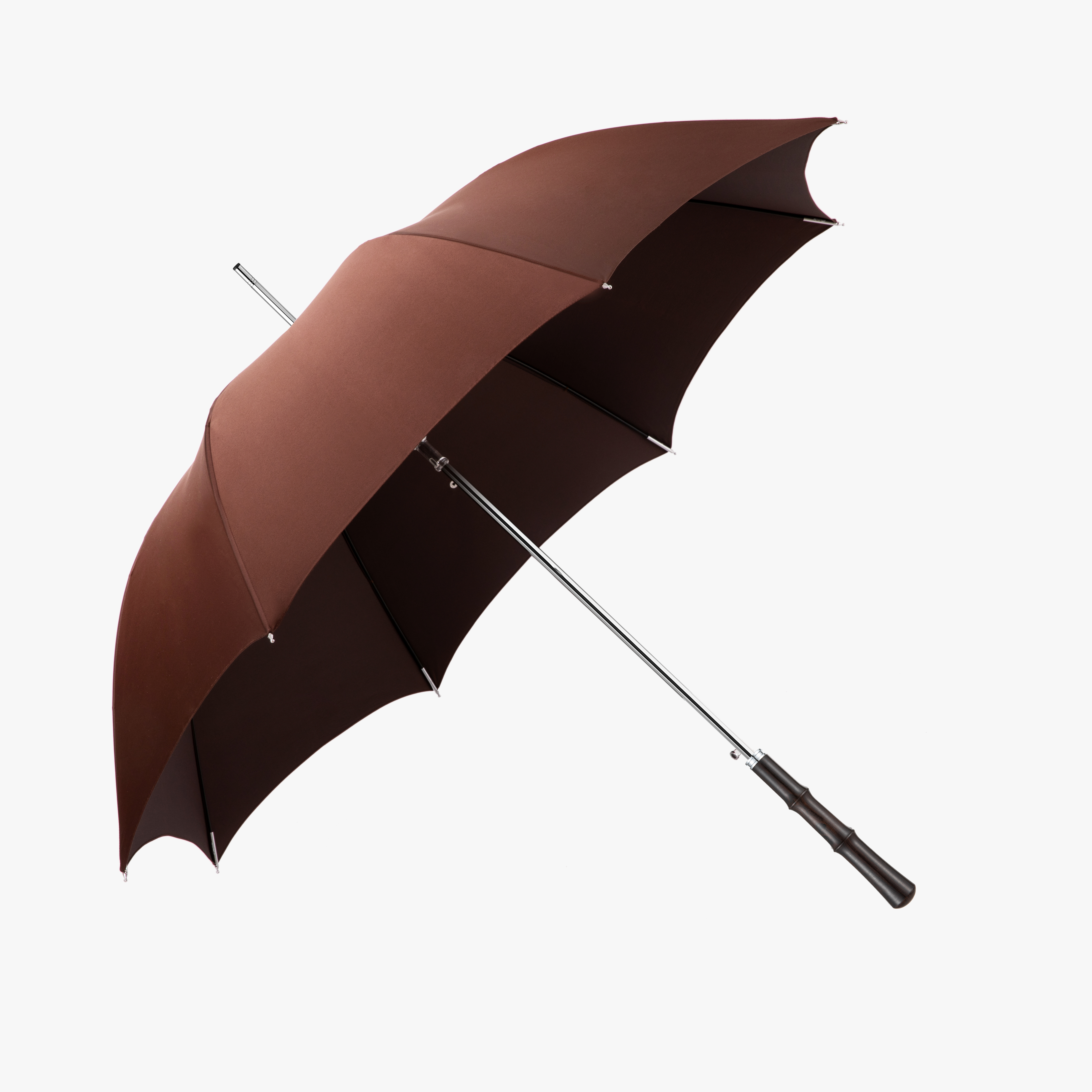 Straight shank solid wood long handle umbrella