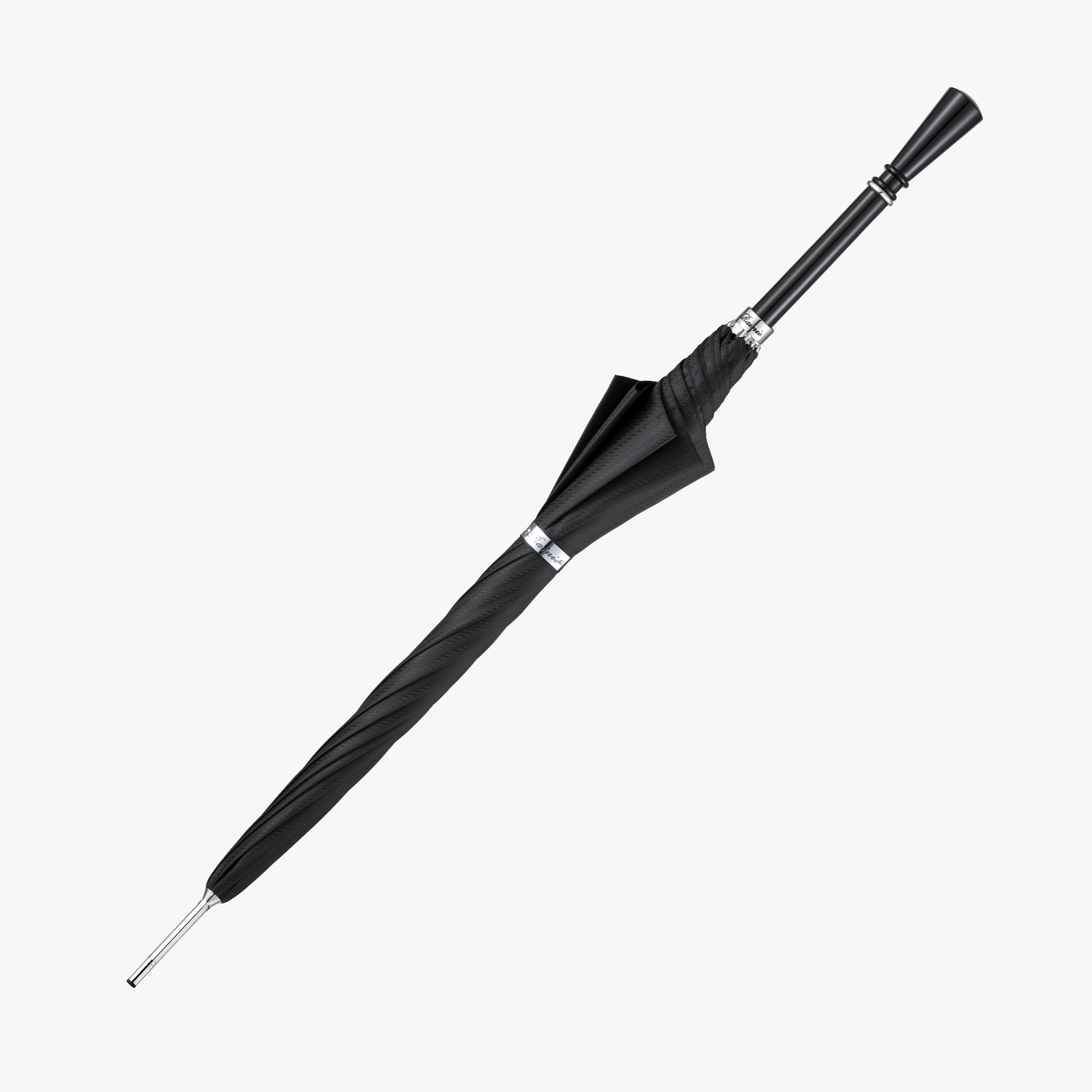Scepter umbrella with straight handle