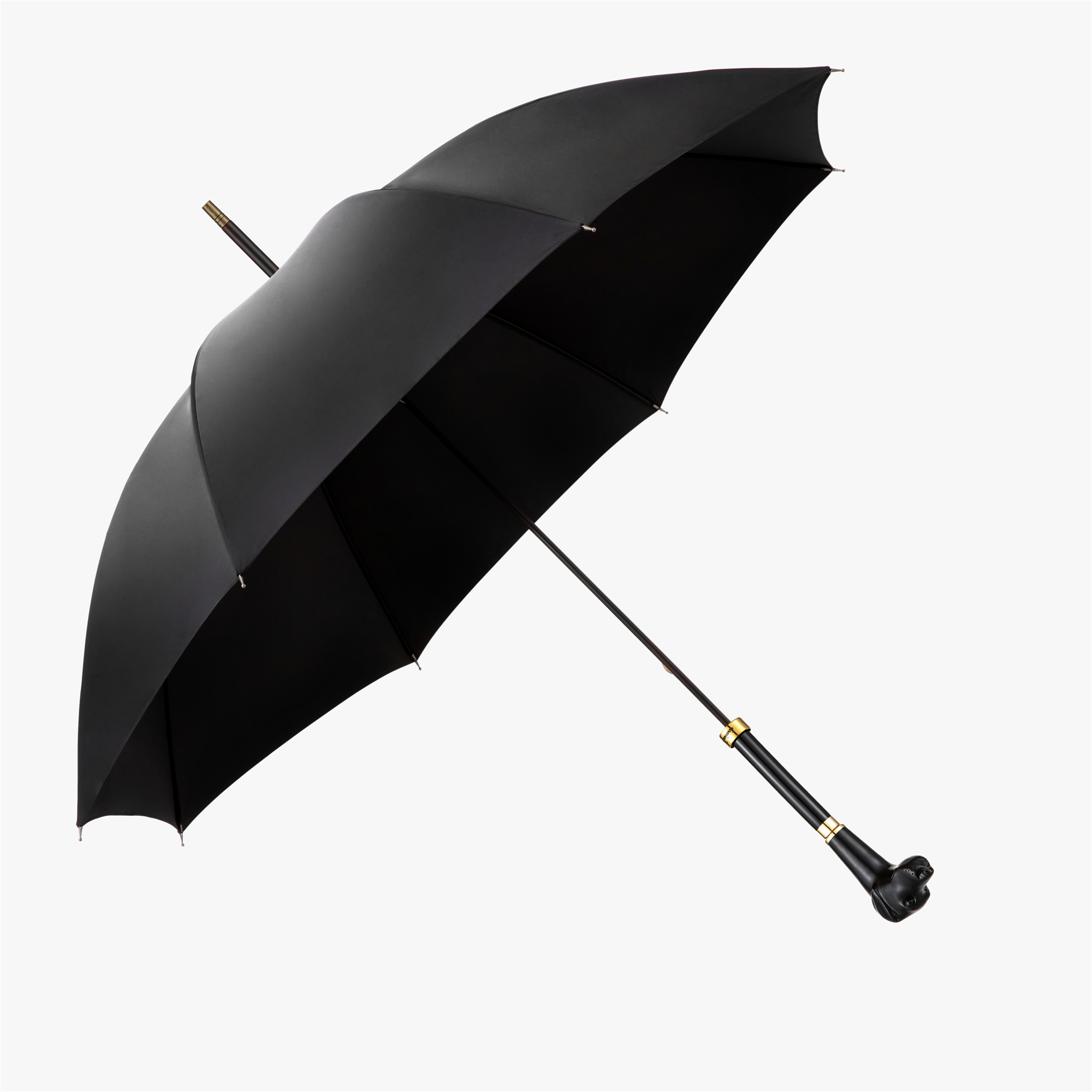 Schnauzer umbrella with straight handle