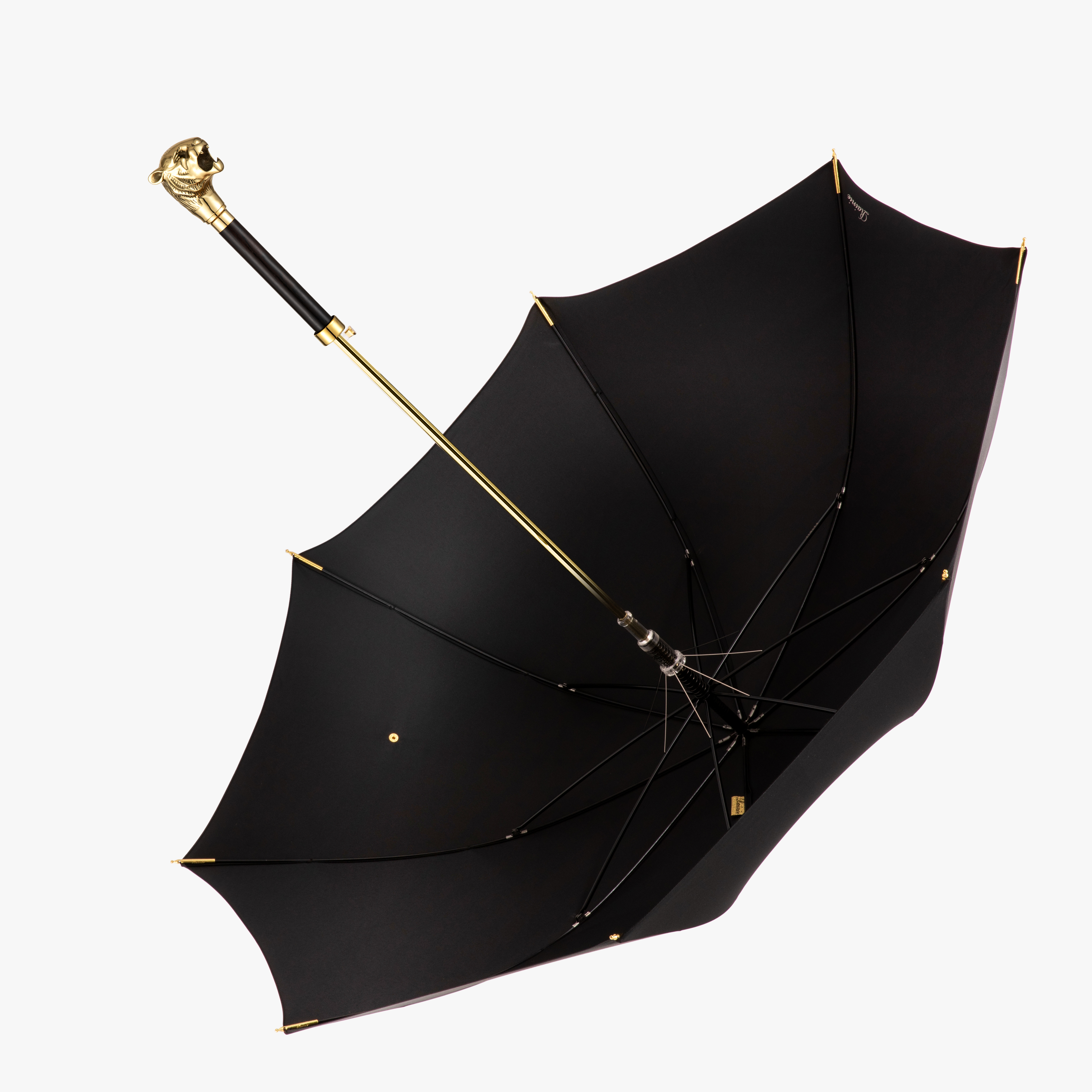 Leopard head straight handle umbrella