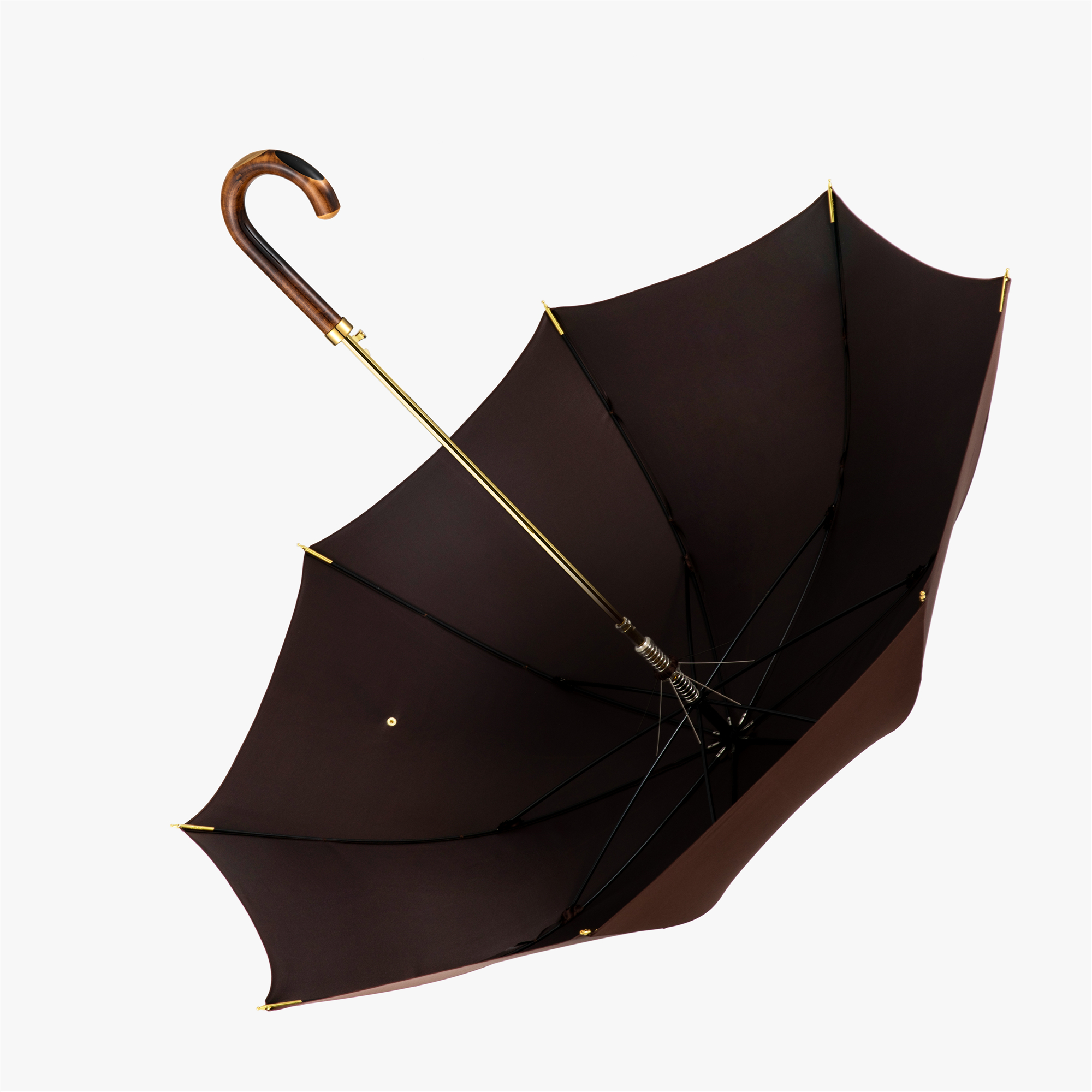 Maple ox horn umbrella with straight handle