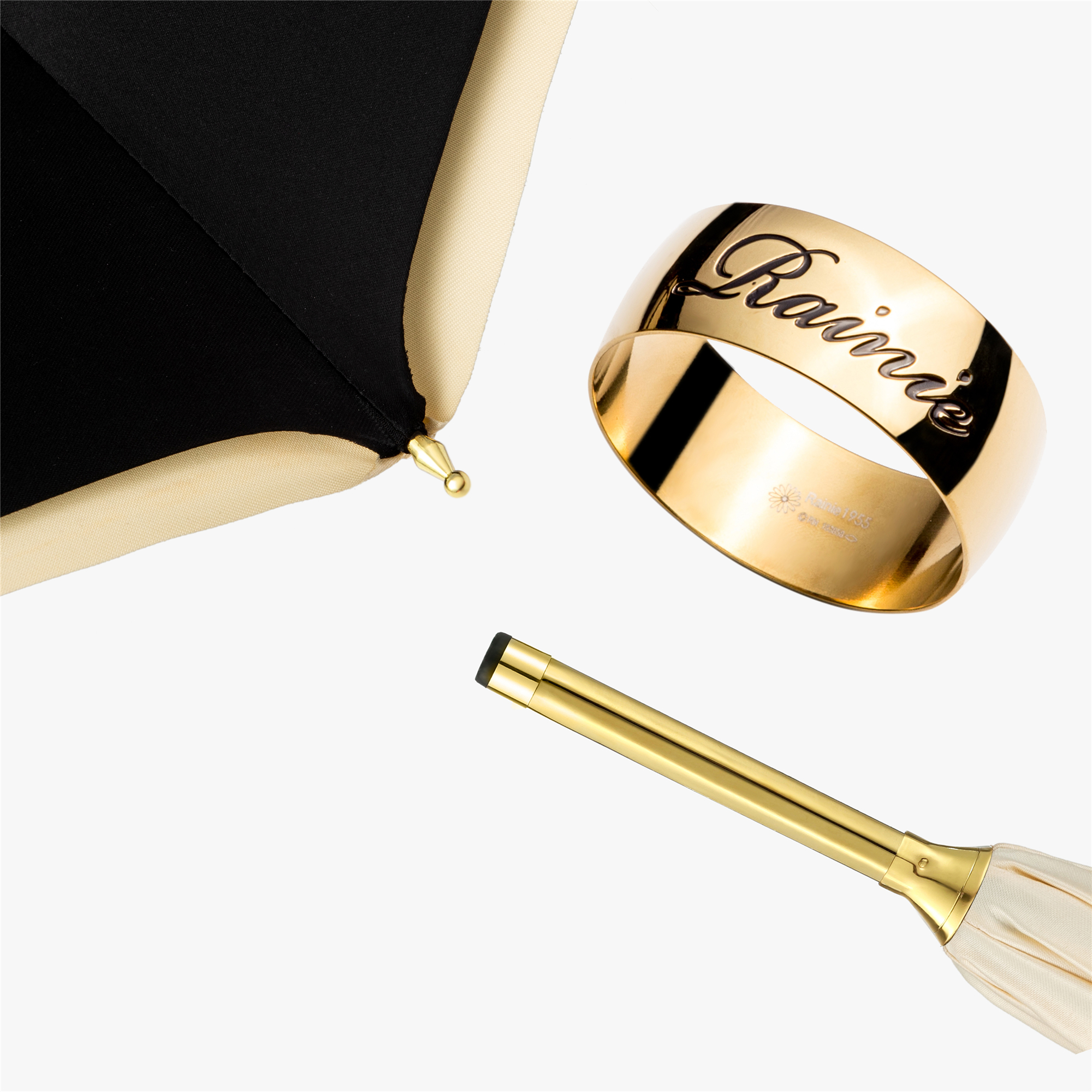 Swan curved double umbrella