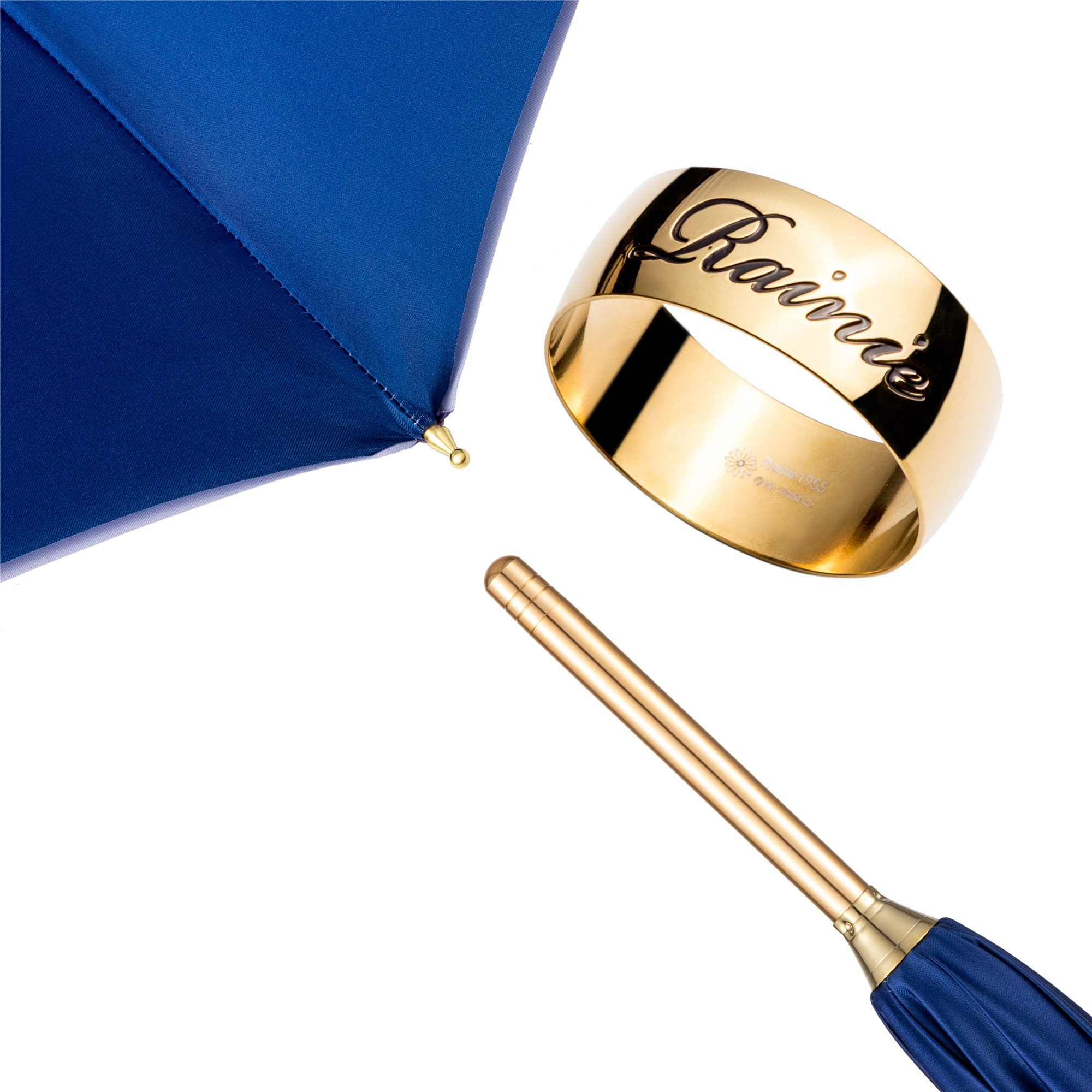 Heart shaped 2 drill double long handle umbrella