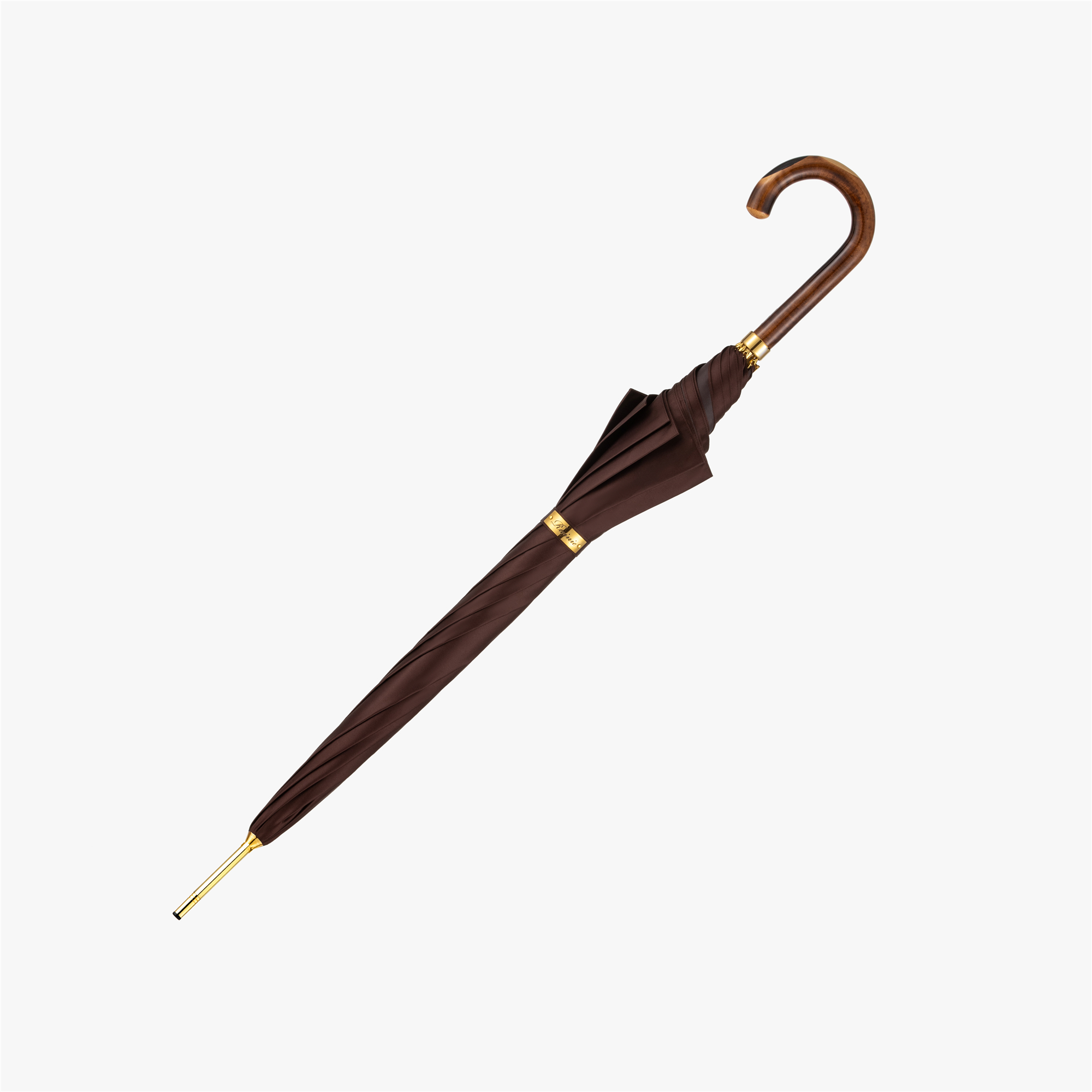 Maple ox horn umbrella with straight handle