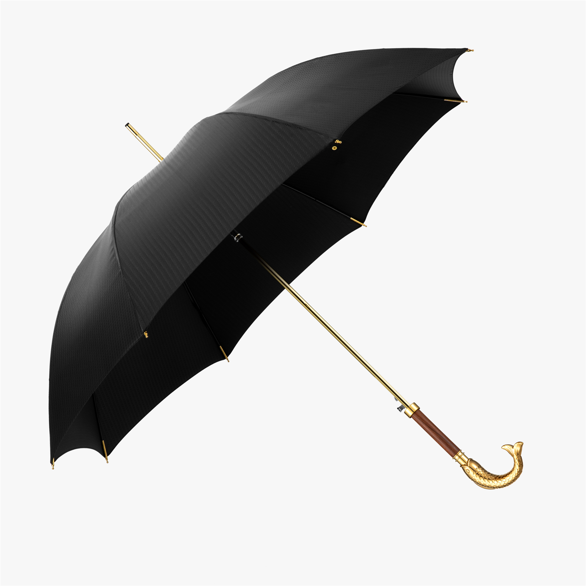 Carp umbrella with straight handle