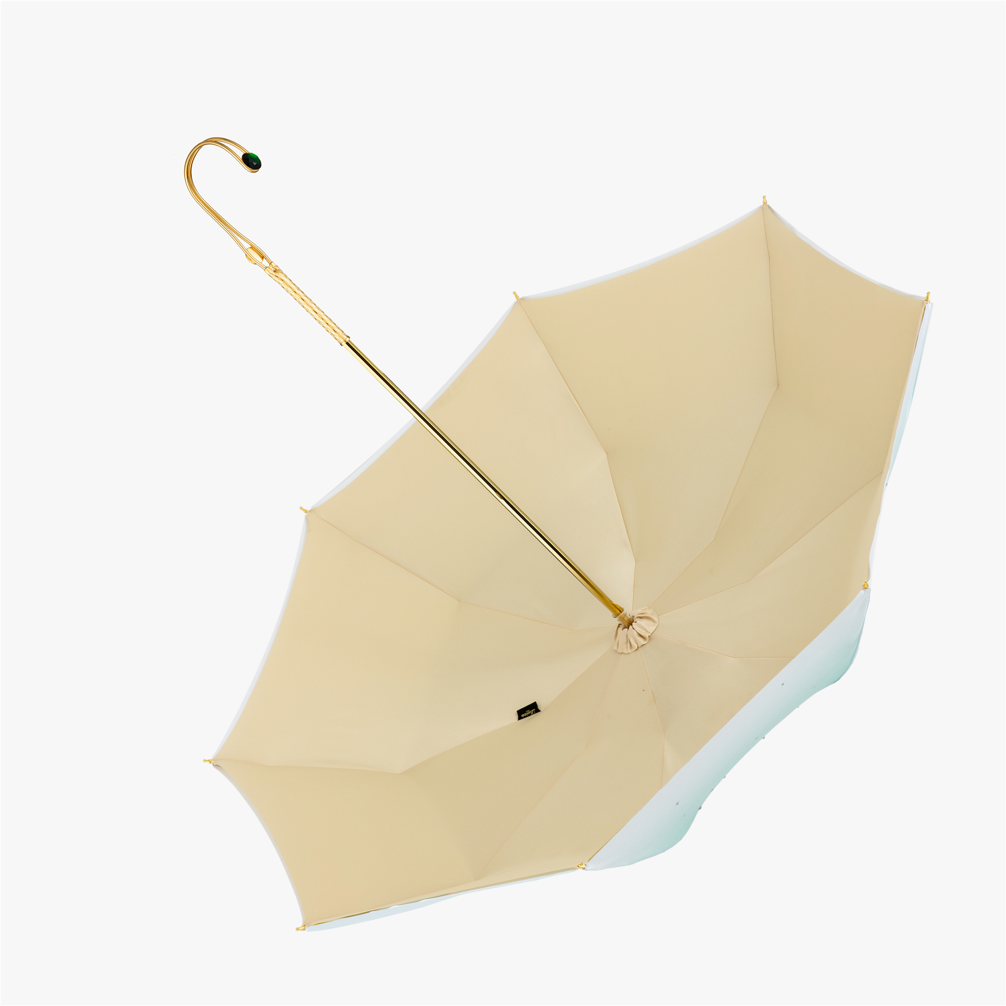 Copper wire two drill gradient long handle umbrella