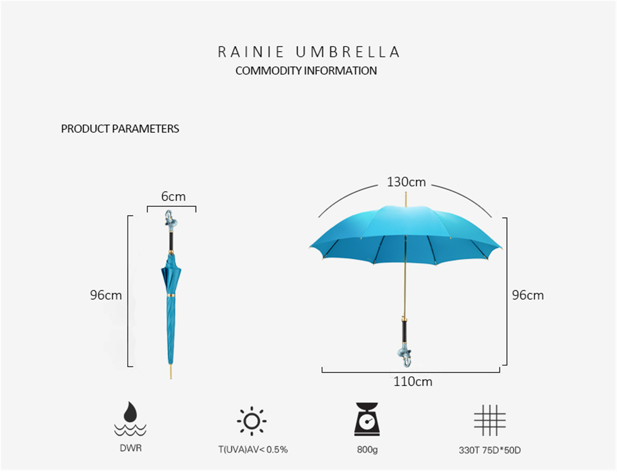 Enamelled Mammoth umbrella