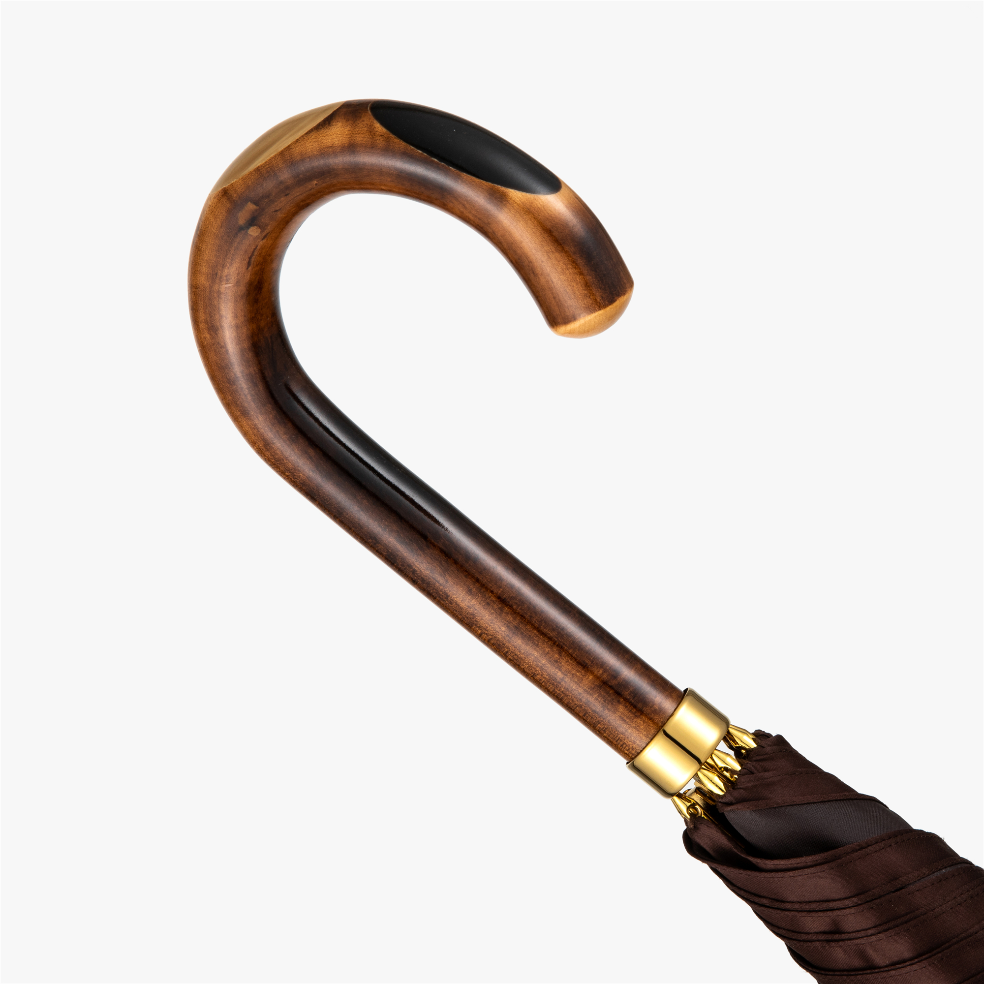 Maple ox horn umbrella with straight handle