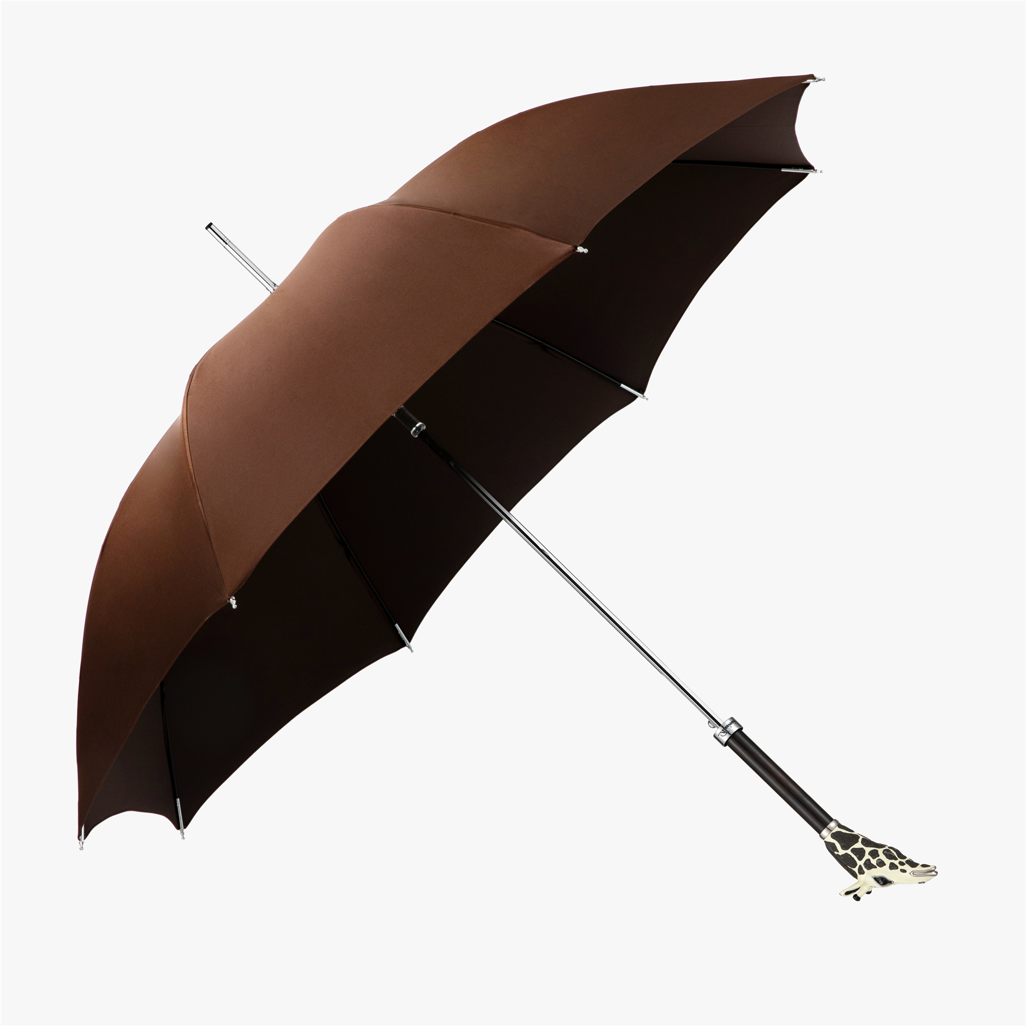 Giraffe umbrella with straight handle