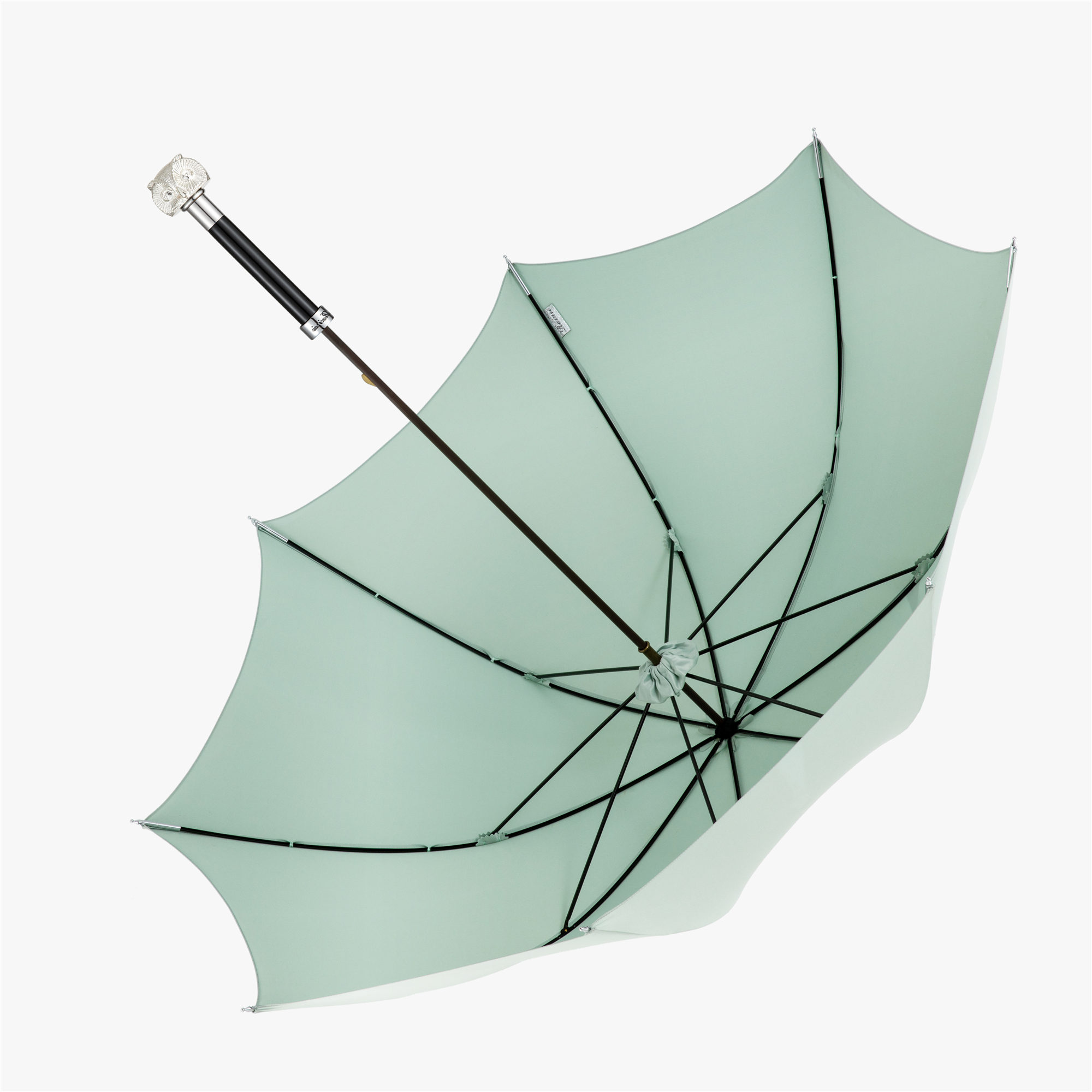 Owl umbrella with straight handle