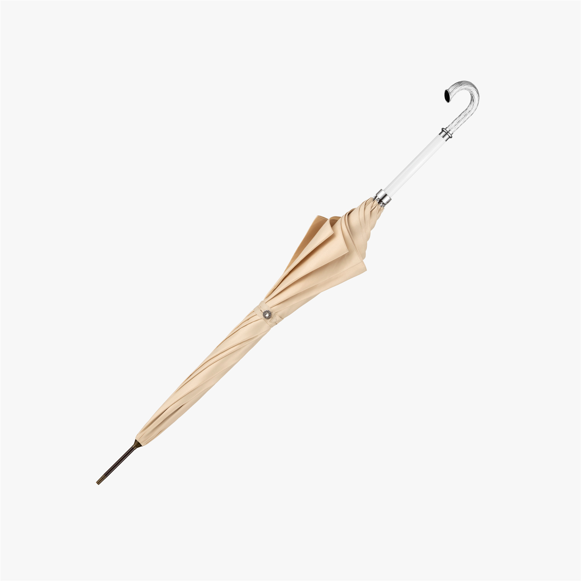 Little wooden handle long handle umbrella