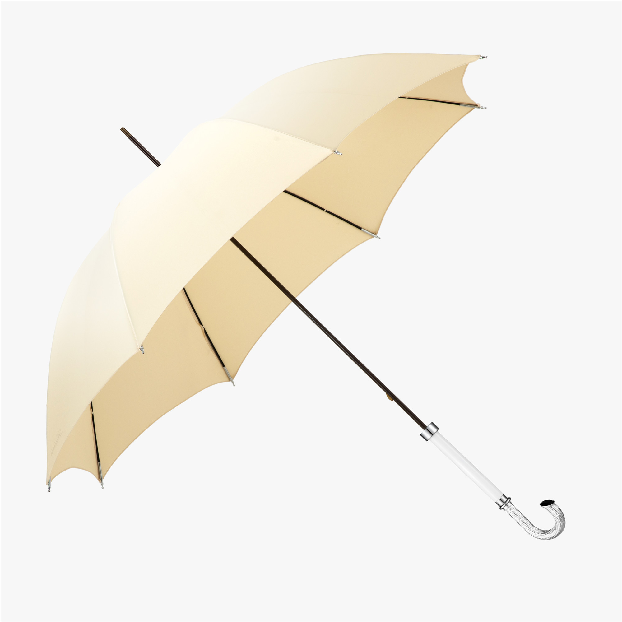 Little wooden handle long handle umbrella