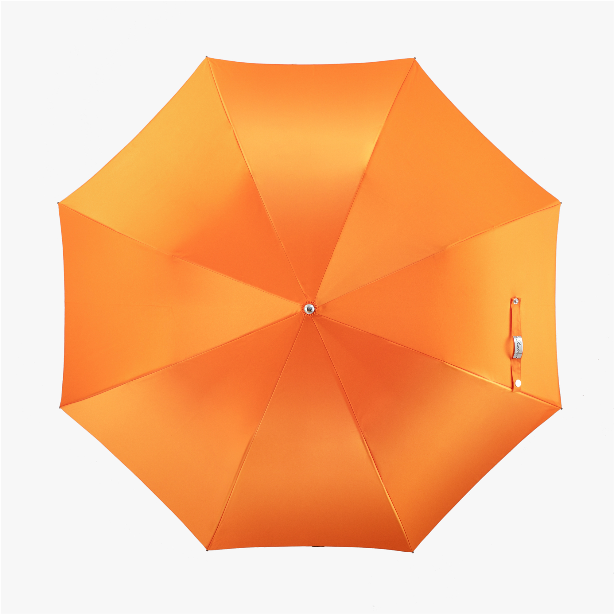 Two fold thick bamboo bend folding umbrella