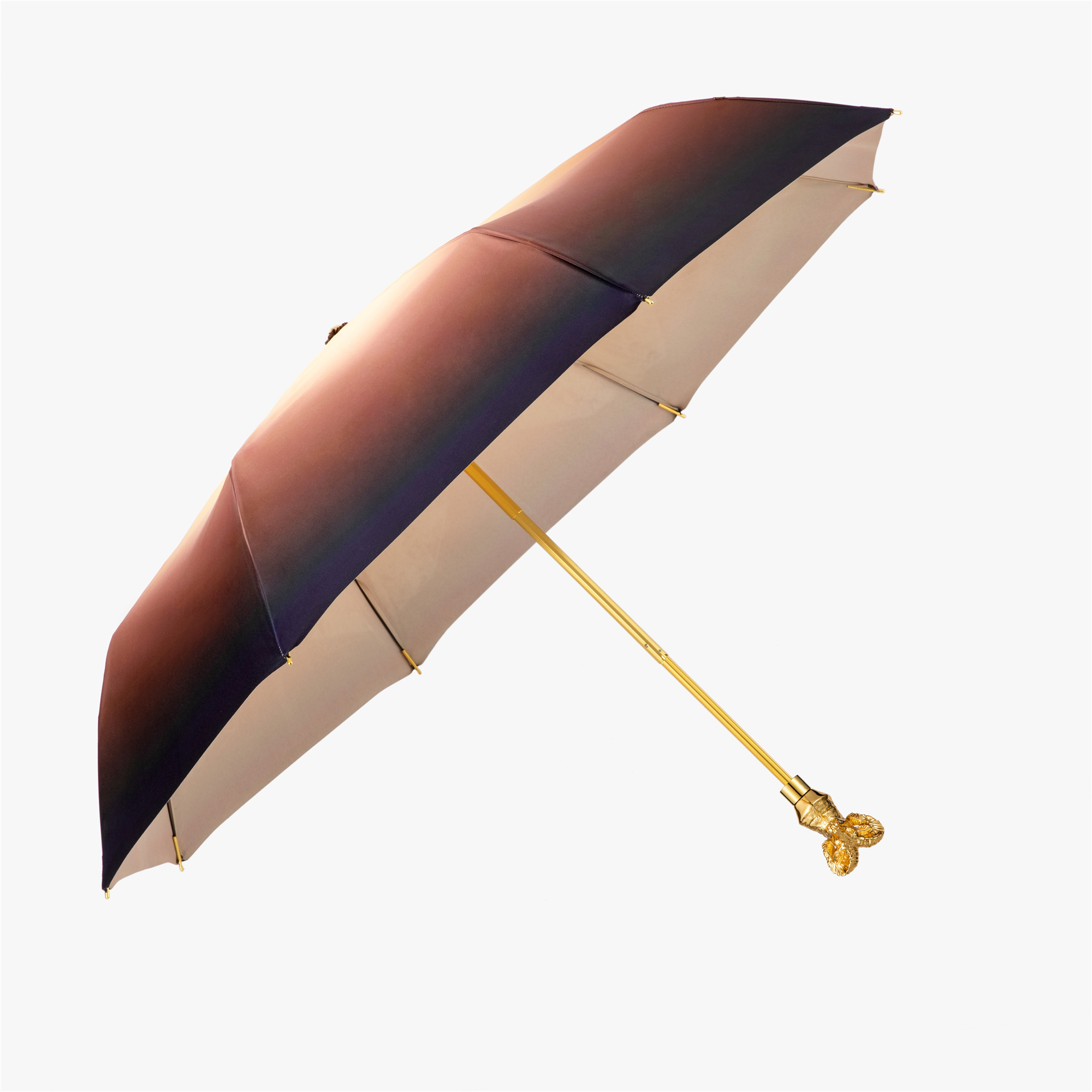 Metal goat folding umbrella