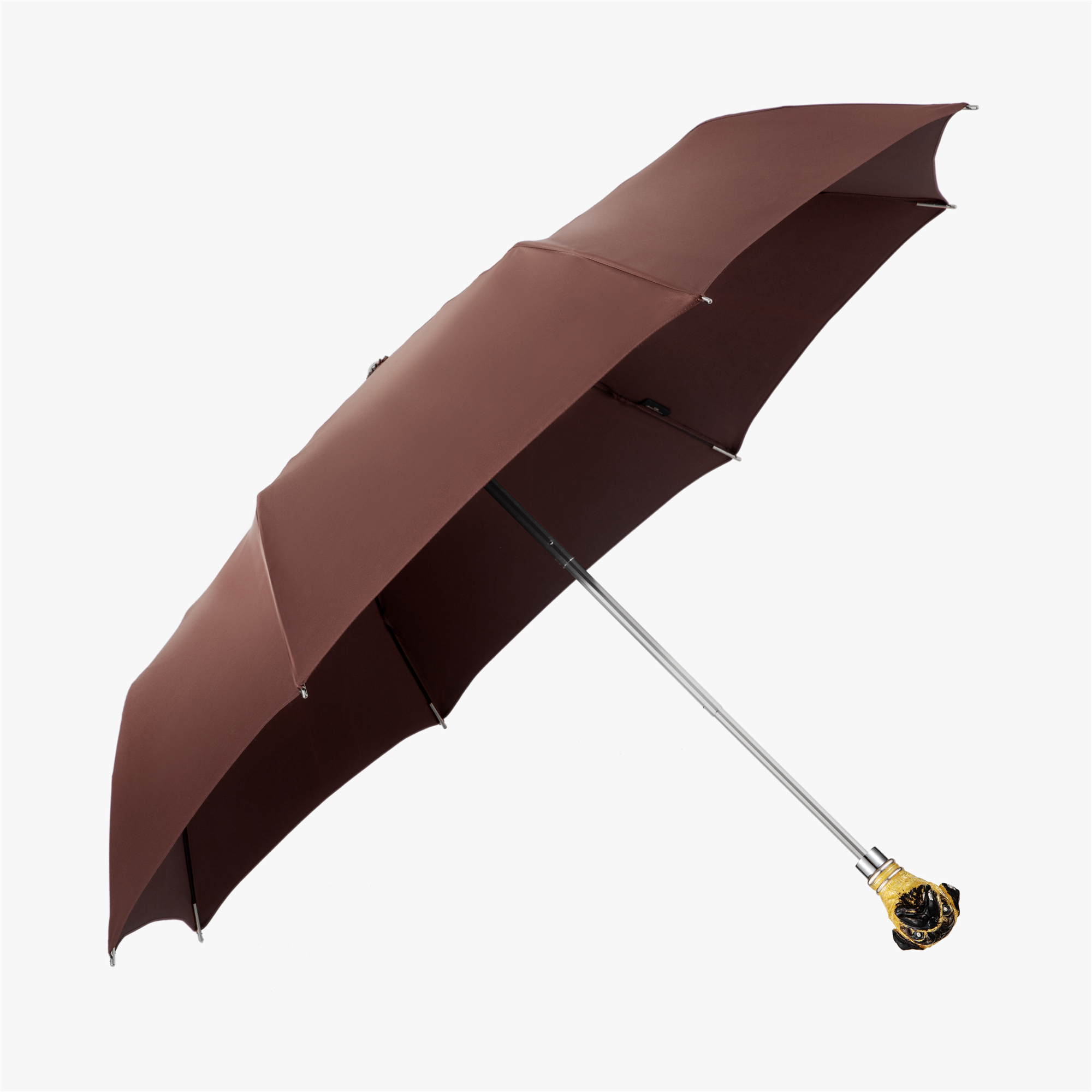 Enamelled Pugs folding umbrella