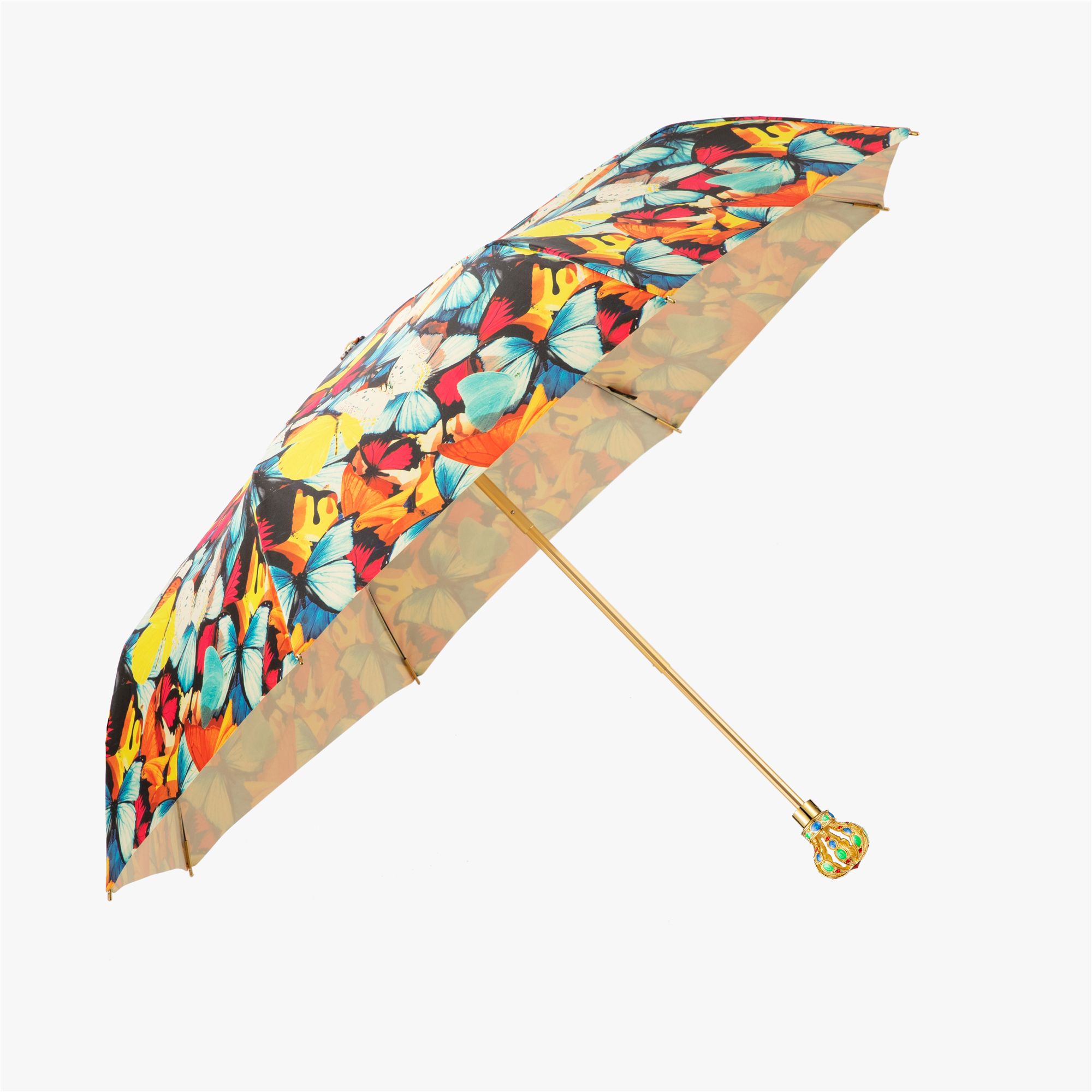 Hollow out crown Folding umbrella
