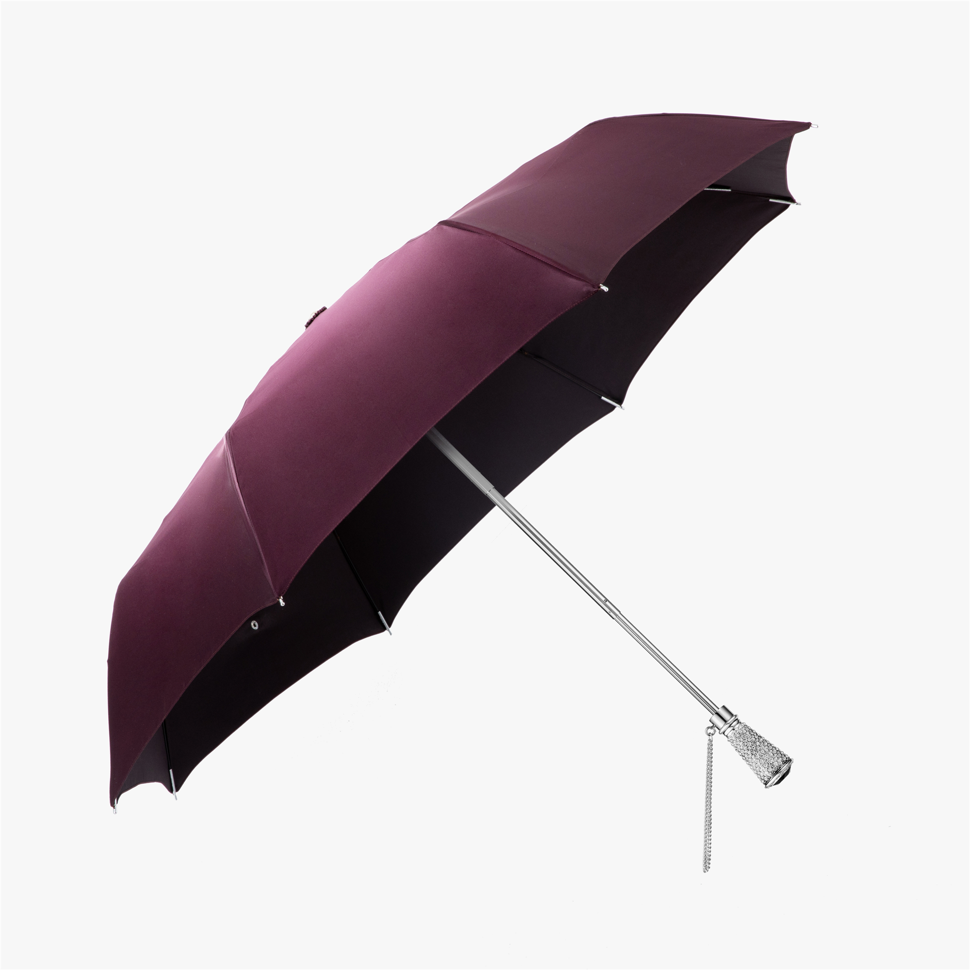 Broken diamond staff folding umbrella