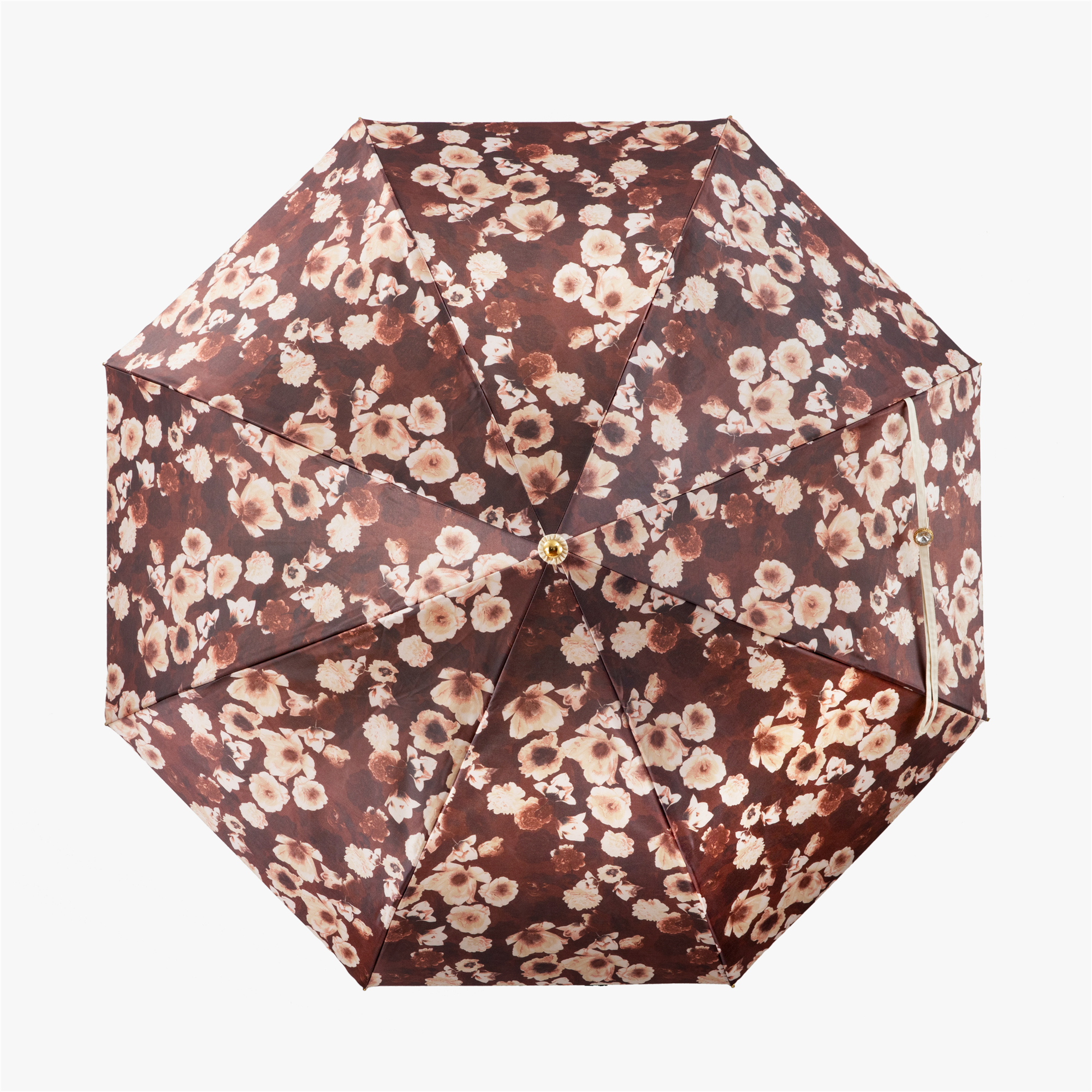 Wooden duck folding umbrella