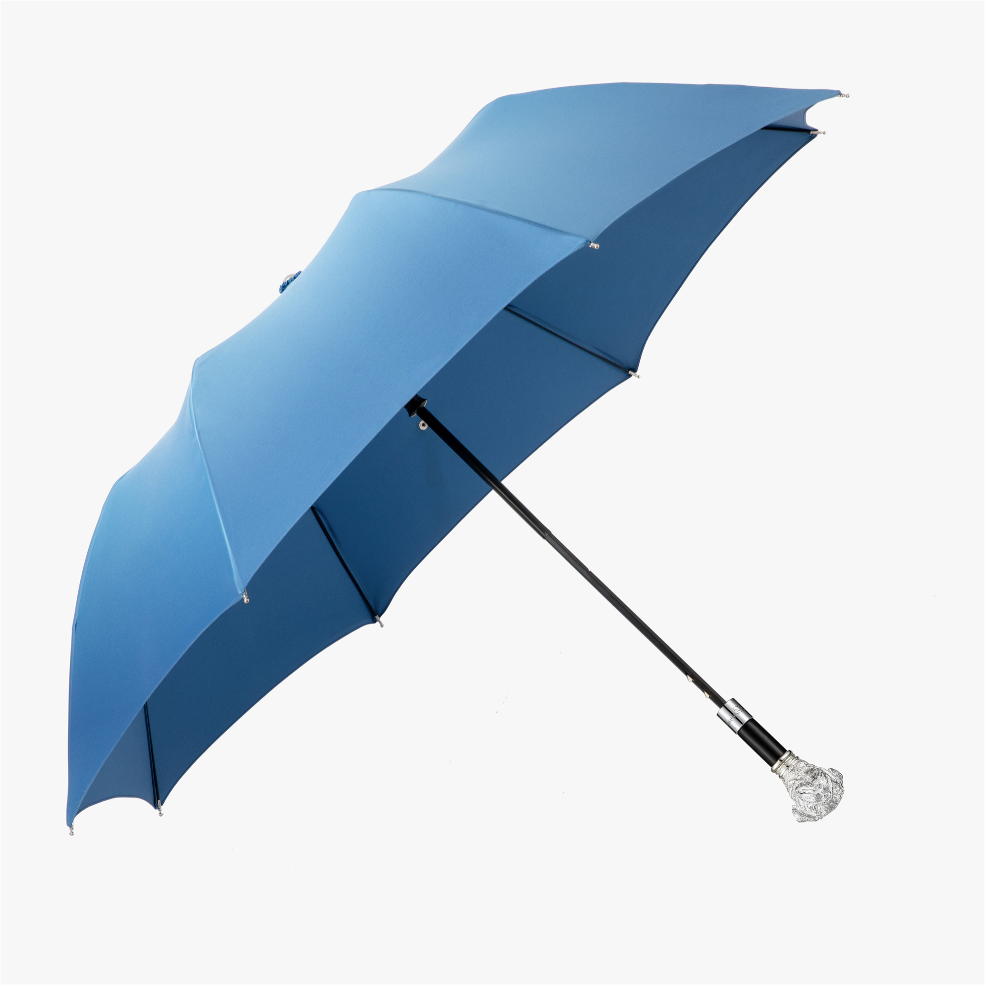 Two fold metal Pug Folding umbrella