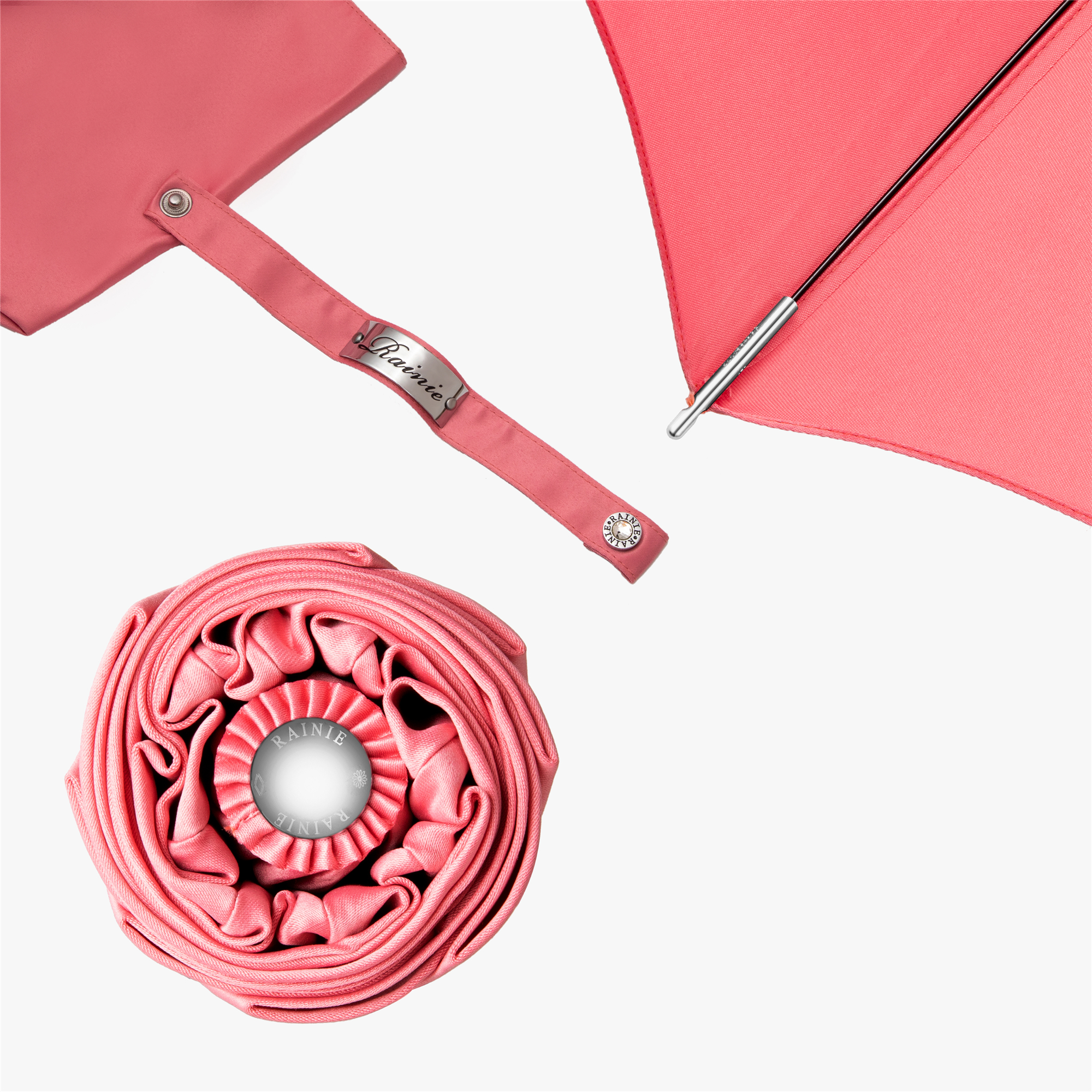 Enamel painted folding cat umbrella