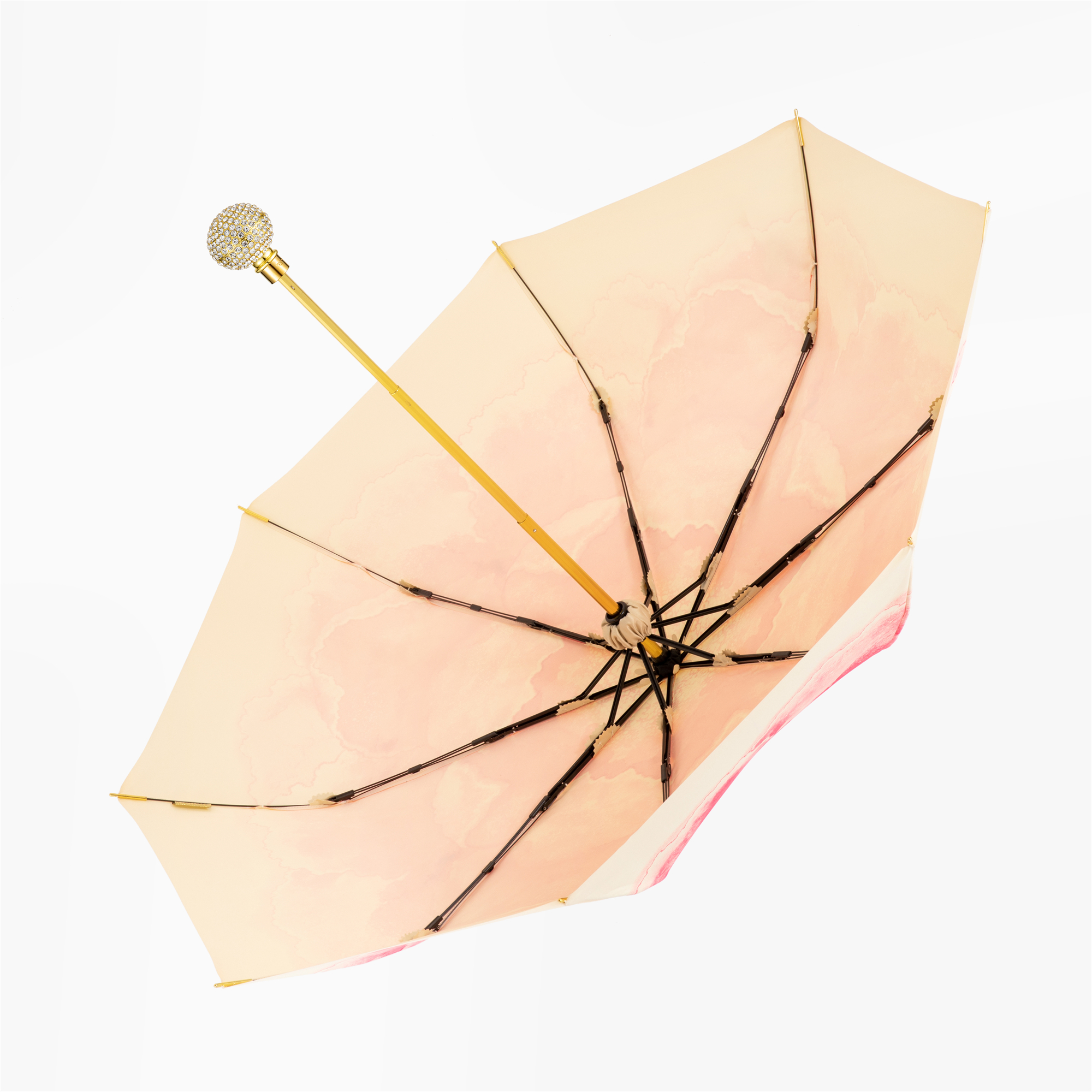 Ball type full drill folding umbrella