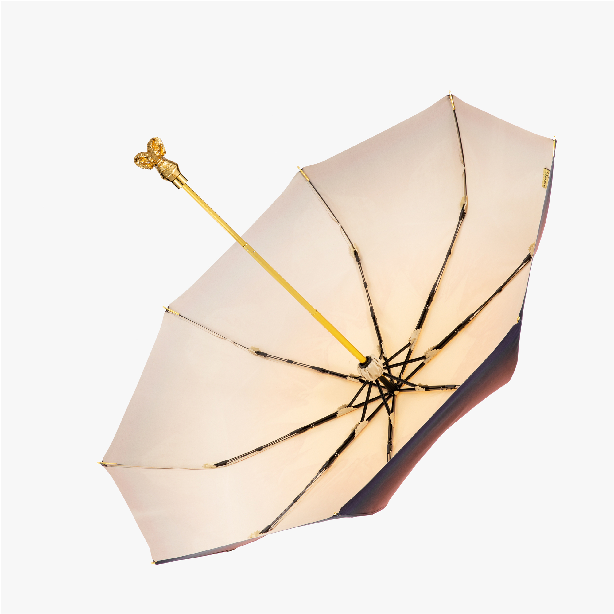 Metal goat folding umbrella