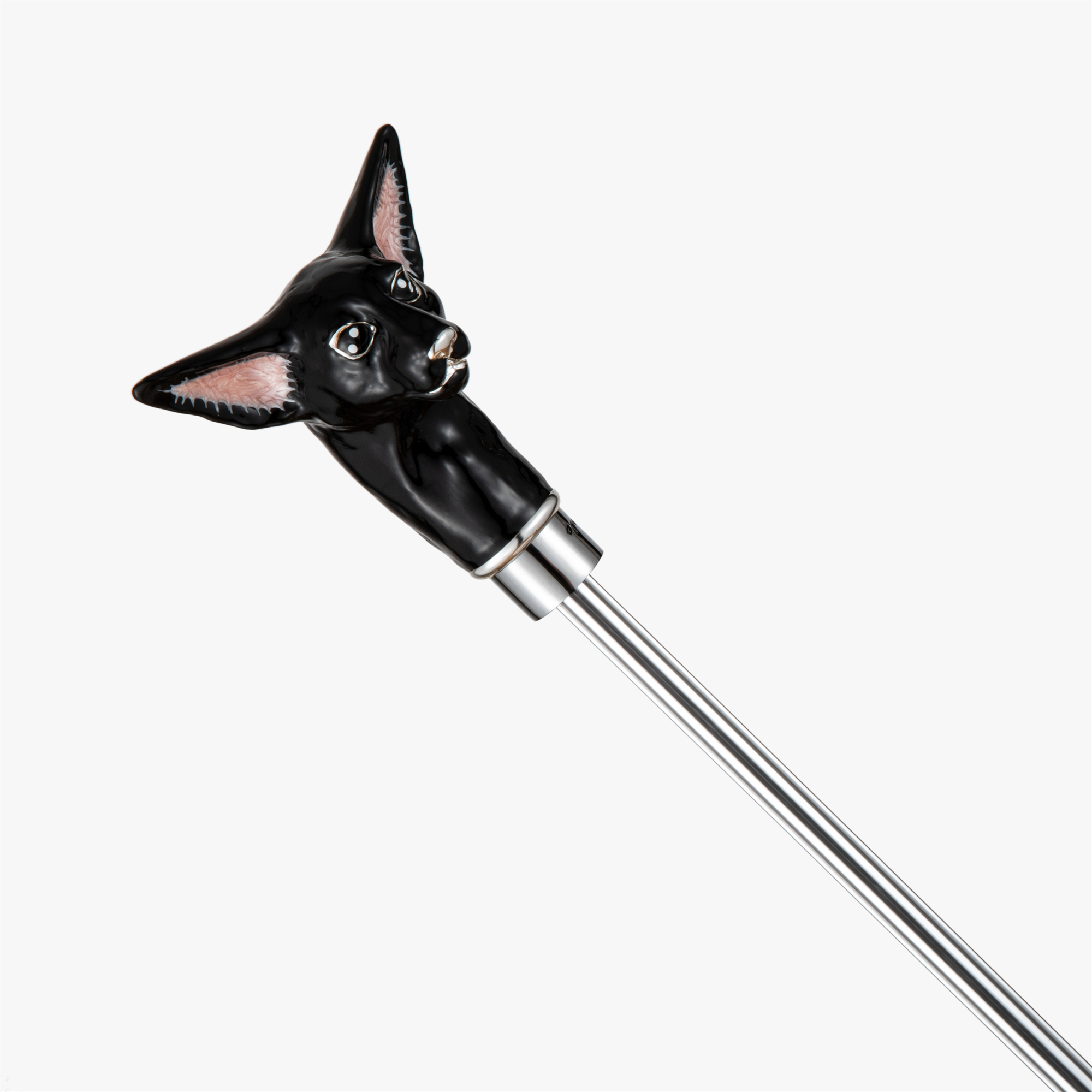 Enamel painted folding cat umbrella