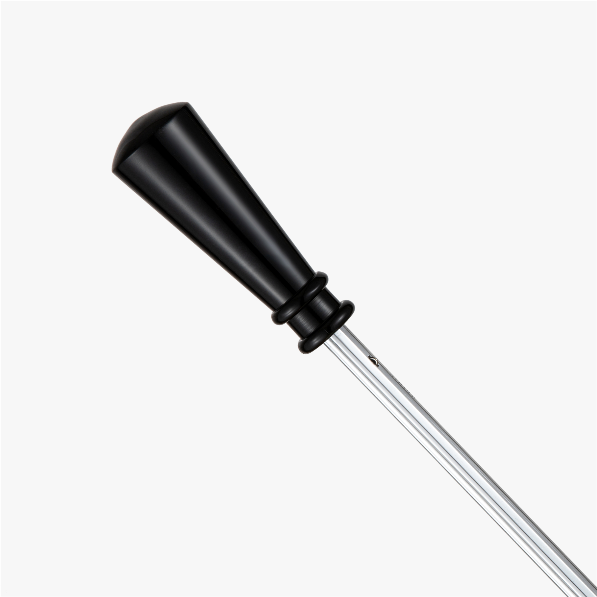 Black nickel diamond scepter folding umbrella